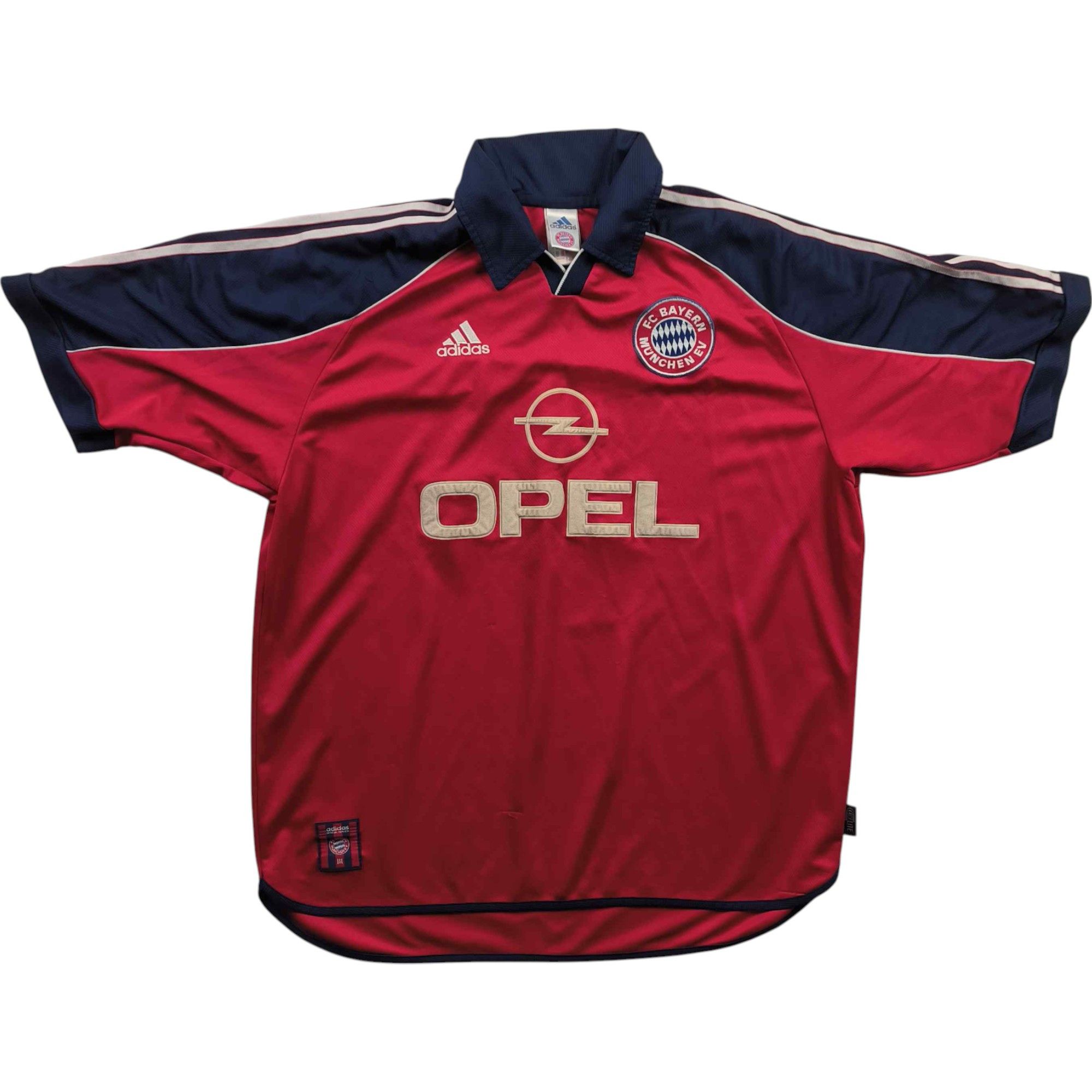 Adidas Bayern Munich 1999-2001 Adidas home football jersey size XL Size US XL / EU 56 / 4 - 1 Thumbnail