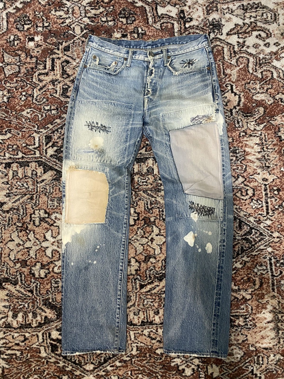 Image of Kapital Patchwork Selvedge Denim, Men's (Size 33)