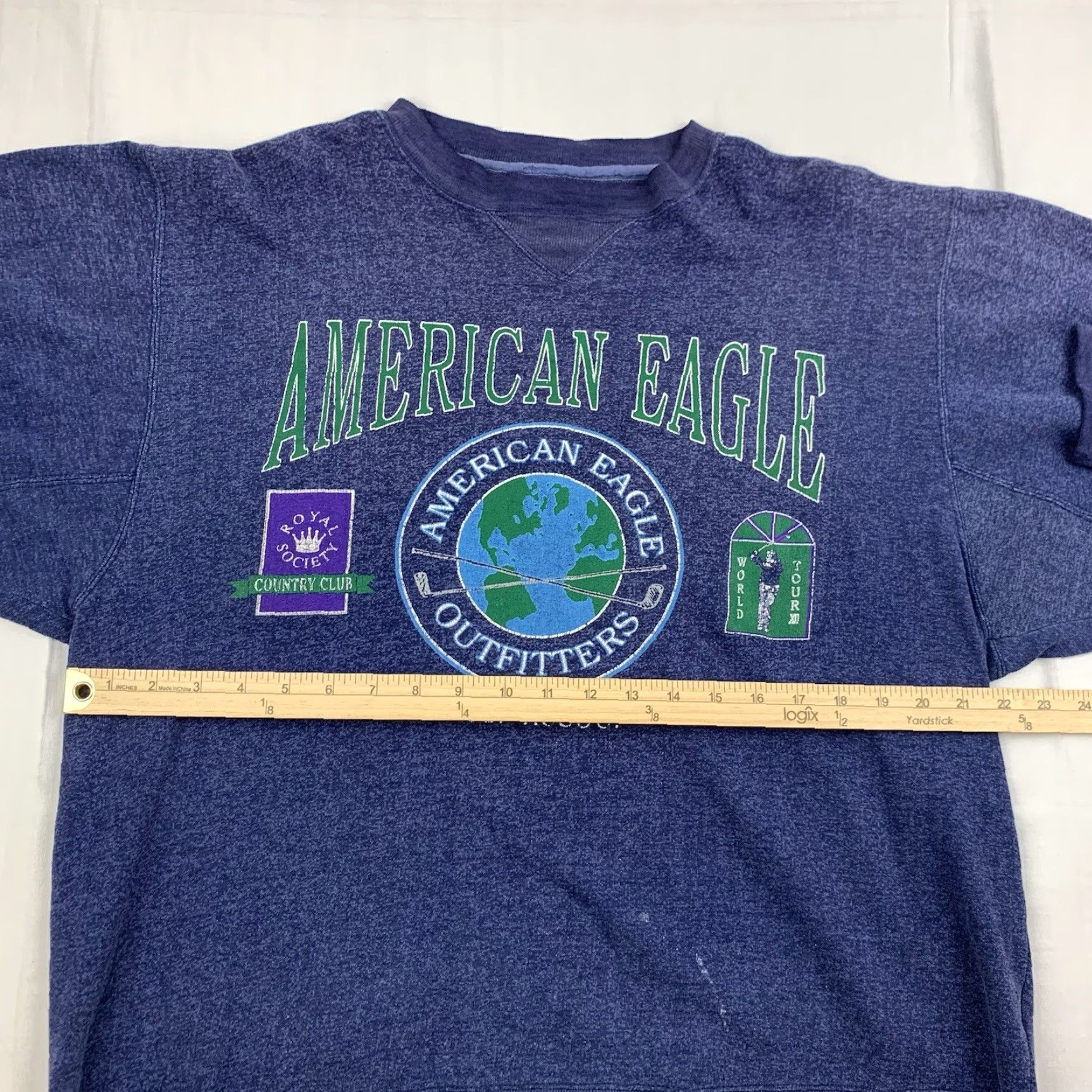 American Eagle Outfitters VINTAGE American Eagle Outfitters Sweatshirt Men Adult M Blue Sports 90s Pullover Mens Size US M / EU 48-50 / 2 - 6 Thumbnail