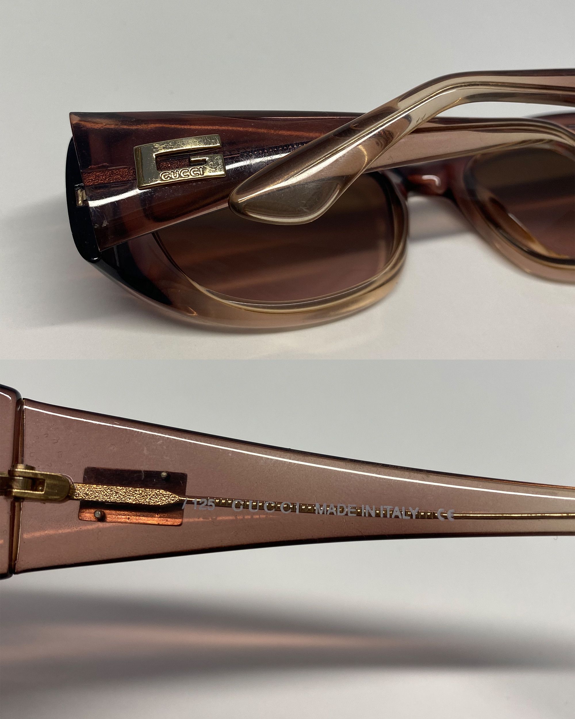Gucci × Tom Ford 1990s GG 2432/S Sunglasses See Through Size ONE SIZE - 4 Thumbnail