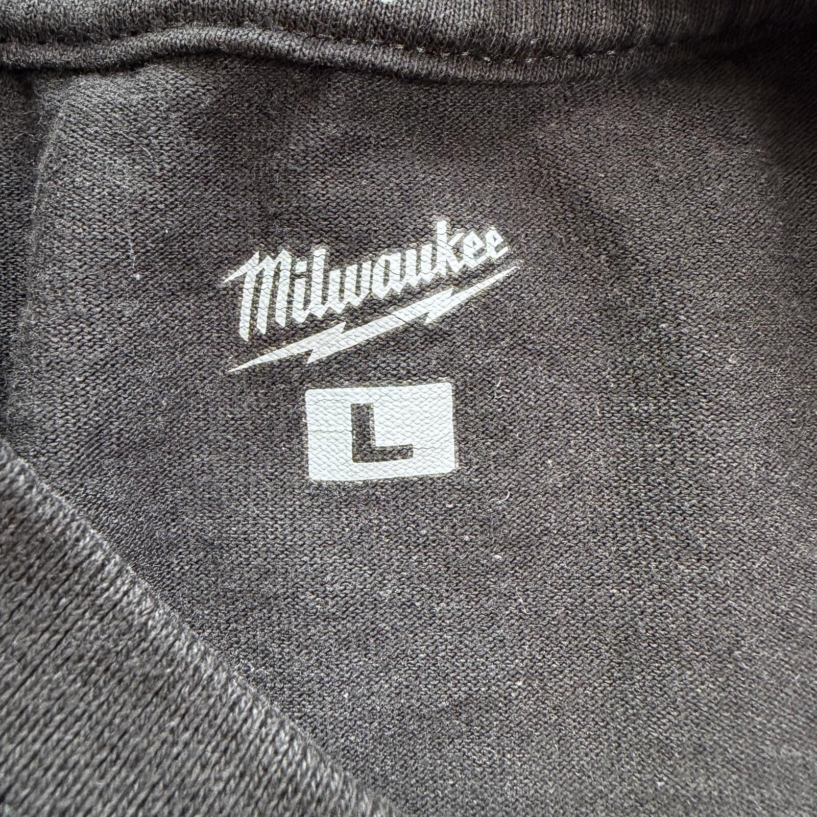 Other Milwaukee Pocket T Shirt Black Workwear Utility Tee L Size US L / EU 52-54 / 3 - 4 Thumbnail