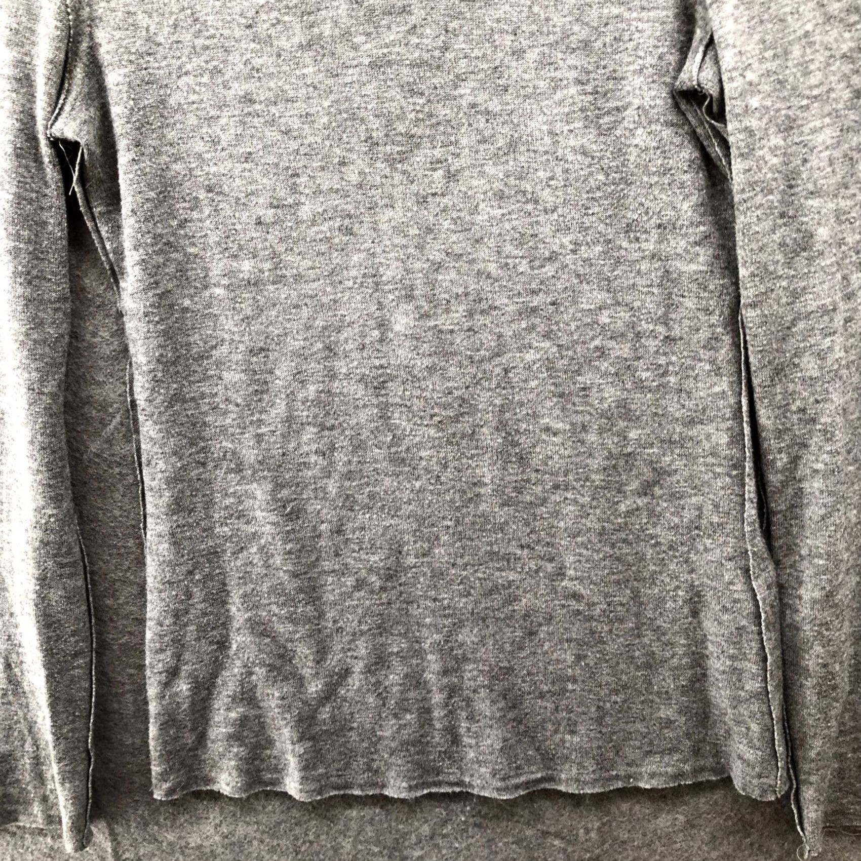 Zara Zara Turtleneck Sweater Womens S Gray Exposed Seam Soft Knit Lightweight Pullover Regular Knit Wool Blend Winter Fall - Mens? Size S / US 4 / IT 40 - 4 Thumbnail