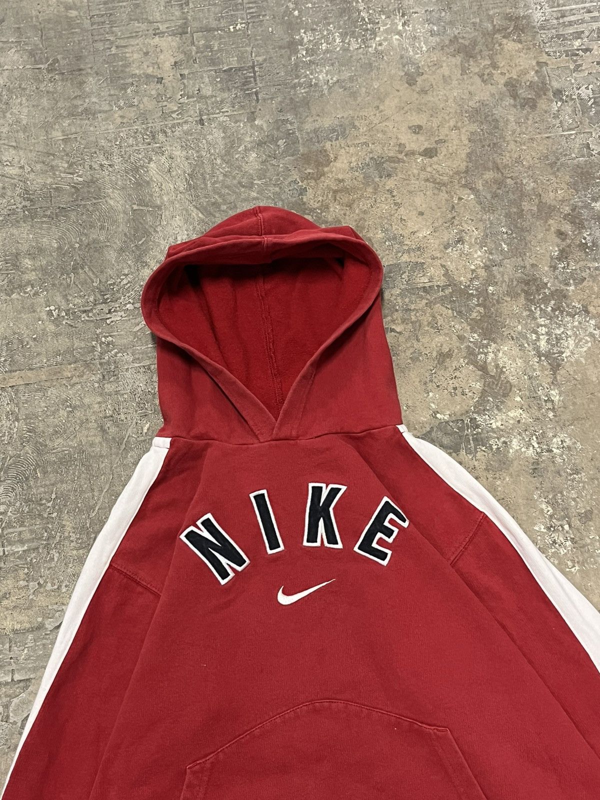 Nike × Vintage Nike center swoosh big swoosh hoodie vintage y2k streetwear Size US S / EU 44-46 / 1 - 6 Thumbnail