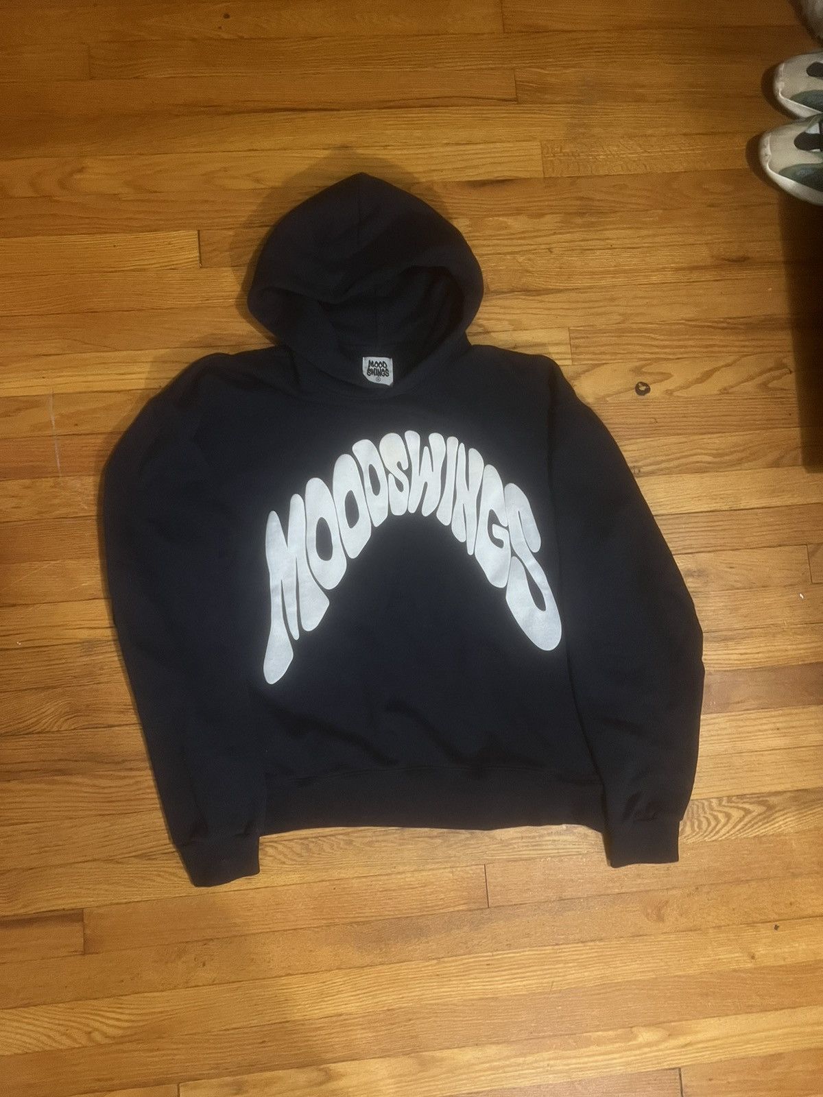 image of Mood Swings Hoodie Navy Blue, Men's (Size XL)