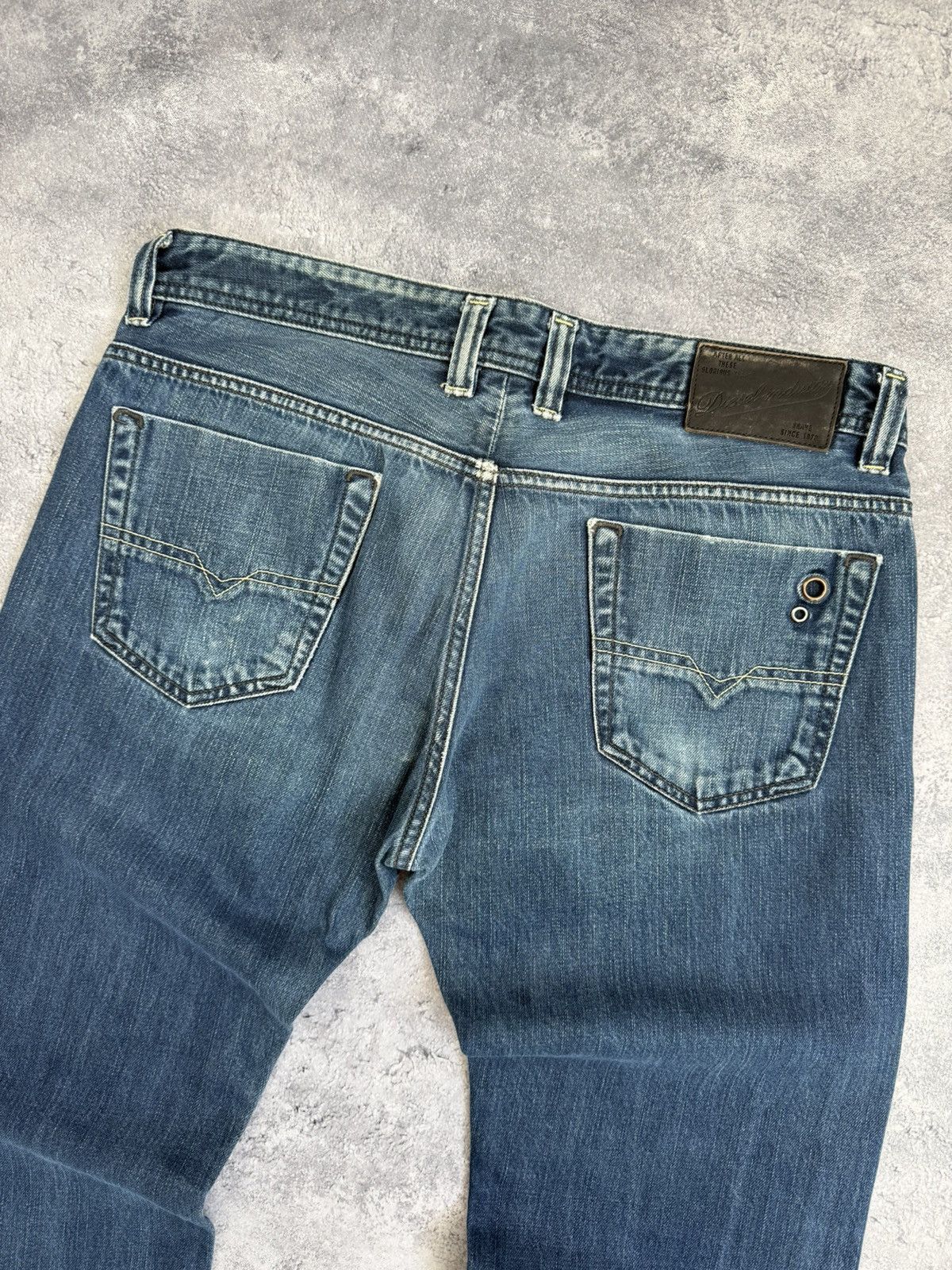 Diesel Vintage Diesel Jeans Flared Baggy Denim 90s Y2K Rare Size US 33 - 24 Thumbnail