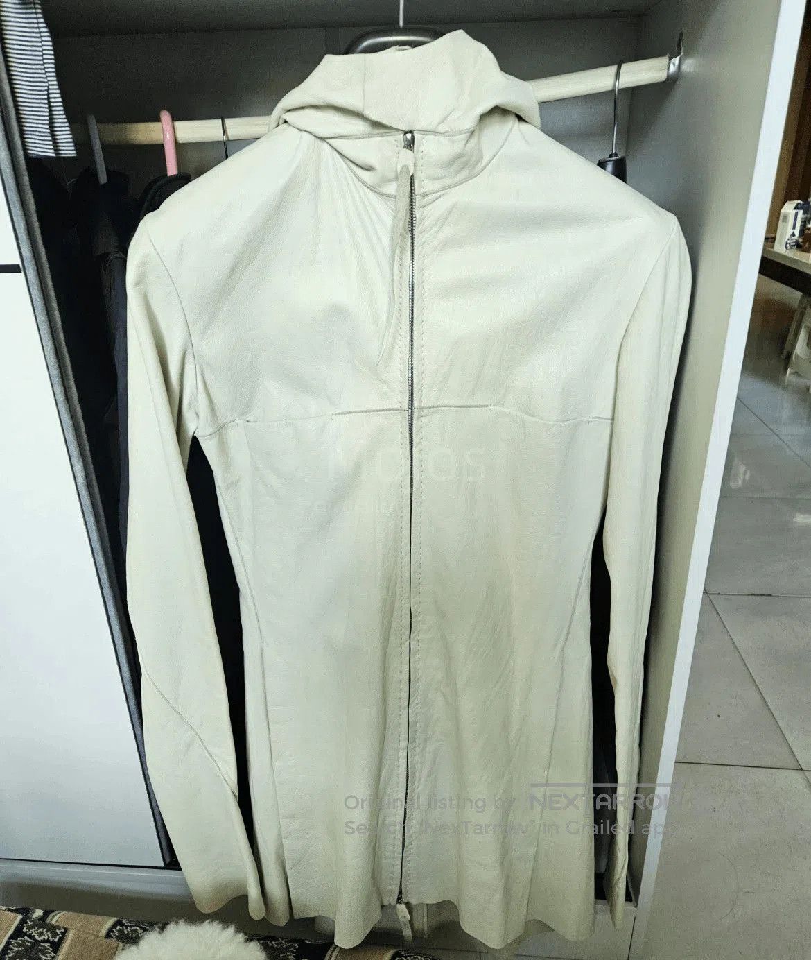 Ma+ Sz 44 Maurizio Amadei Ma+ Leather Hood Jacket. Size US S / EU 44-46 / 1 - 1 Thumbnail