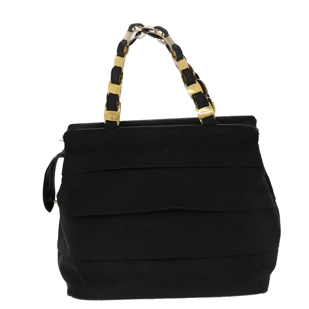 Salvatore Ferragamo Salvatore Ferragamo Hand Bag Nylon Black Au-21-5251 Size ONE SIZE - 2 Thumbnail