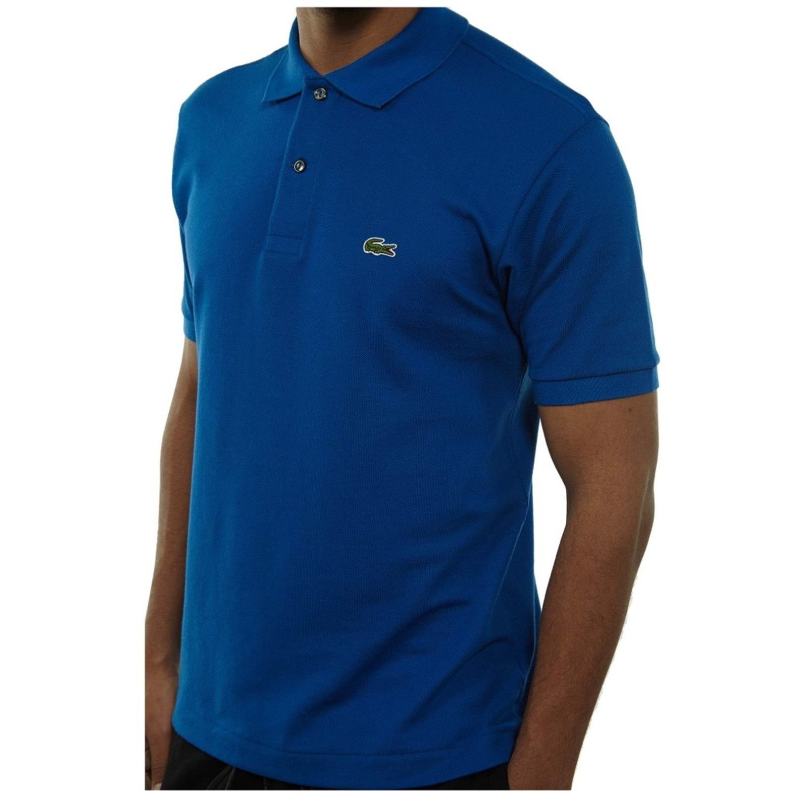 Lacoste Lacoste Mens Legacy Short Sleeve L1212 Pique Polo Blue S Size US S / EU 44-46 / 1 - 1 Thumbnail