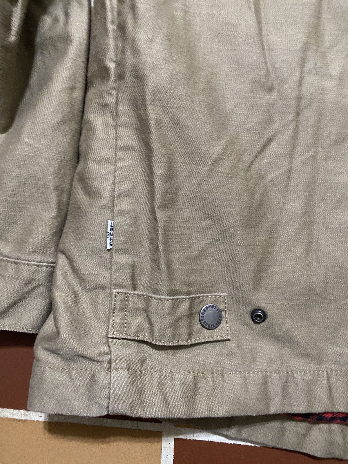 Levi's × Levi's Vintage Clothing × Vintage Vintage Levi’s Khaki Workwear Jacket XXL Size US XXL / EU 58 / 5 - 5 Thumbnail