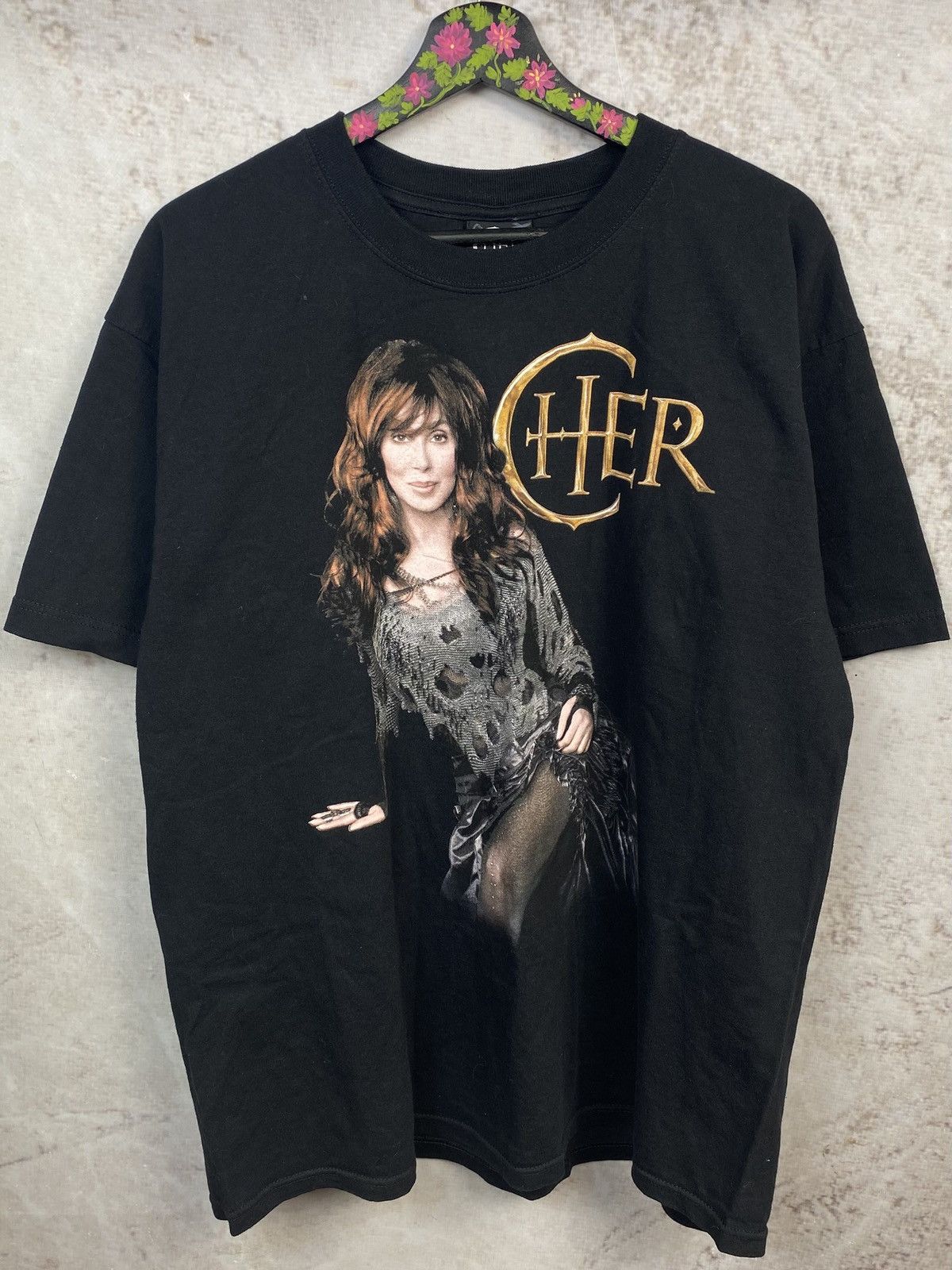 VINTAGE CHER AMERICAN SINGER T SHIRT THE COLOSSEUM CONCERT