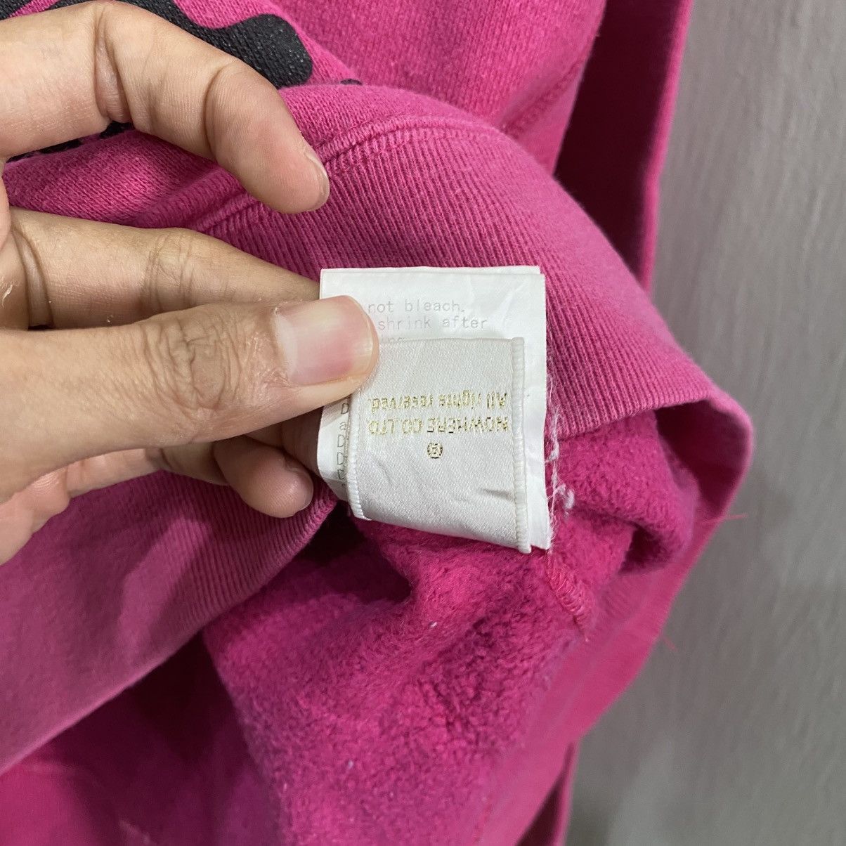 Bape Vintage Bape Baby Milo NASA Astronaut Raglan Sweatshirt Pink Size XS / US 0-2 / IT 36-38 - 14 Thumbnail