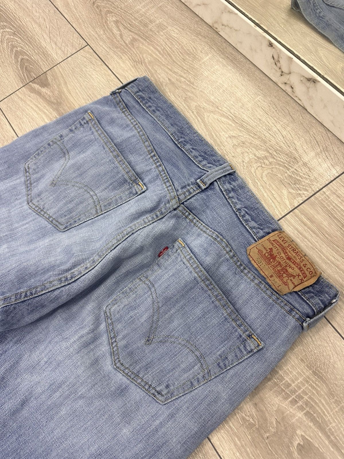 Levi's Levis 501 Baggy Wide Jeans Size US 32 / EU 48 - 6 Thumbnail
