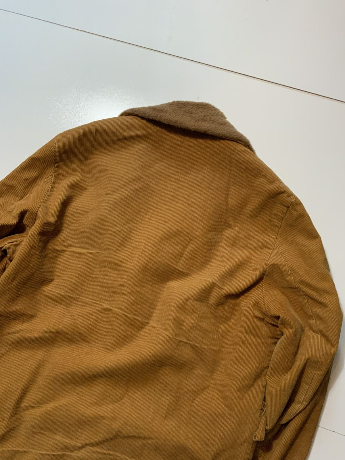 Vintage Vintage 70s Sherpa Line Corduroy Western Leather Button Coat Size US M / EU 48-50 / 2 - 5 Thumbnail