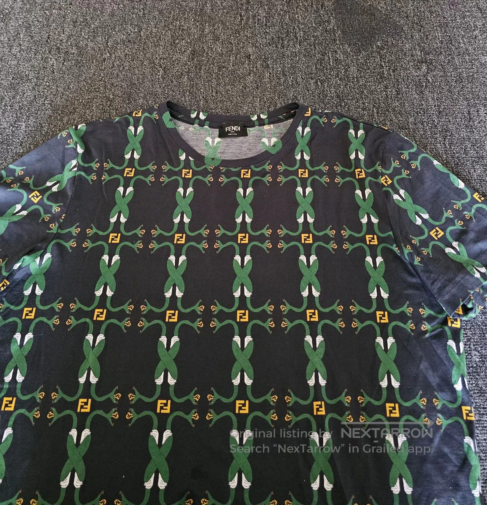 Fendi fendi logo printed short sleeve t. Size US L / EU 52-54 / 3 - 2 Thumbnail