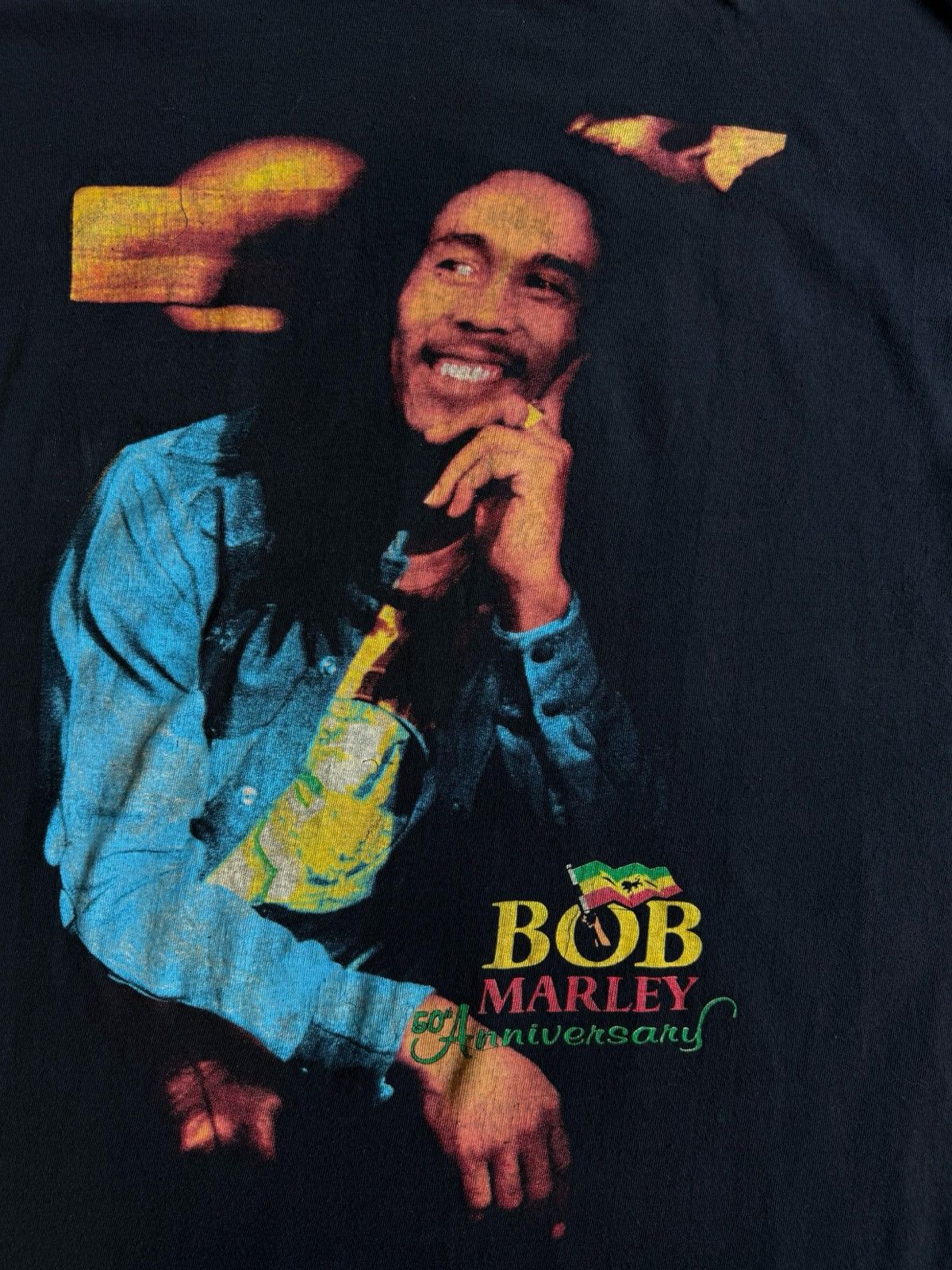 Band Tees Vtg Bob Marley Get Up Stand Up T-Shirt Big Logo Y2K Hype XL Size US XL / EU 56 / 4 - 5 Thumbnail
