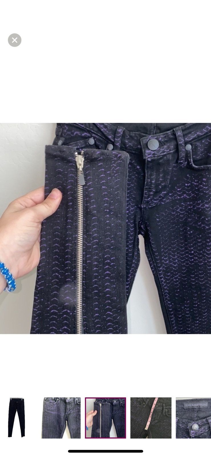 Rock & Republic Rock and republic snake print skinny jeans size 0 Size 25" / US 0 / IT 36 - 4 Thumbnail