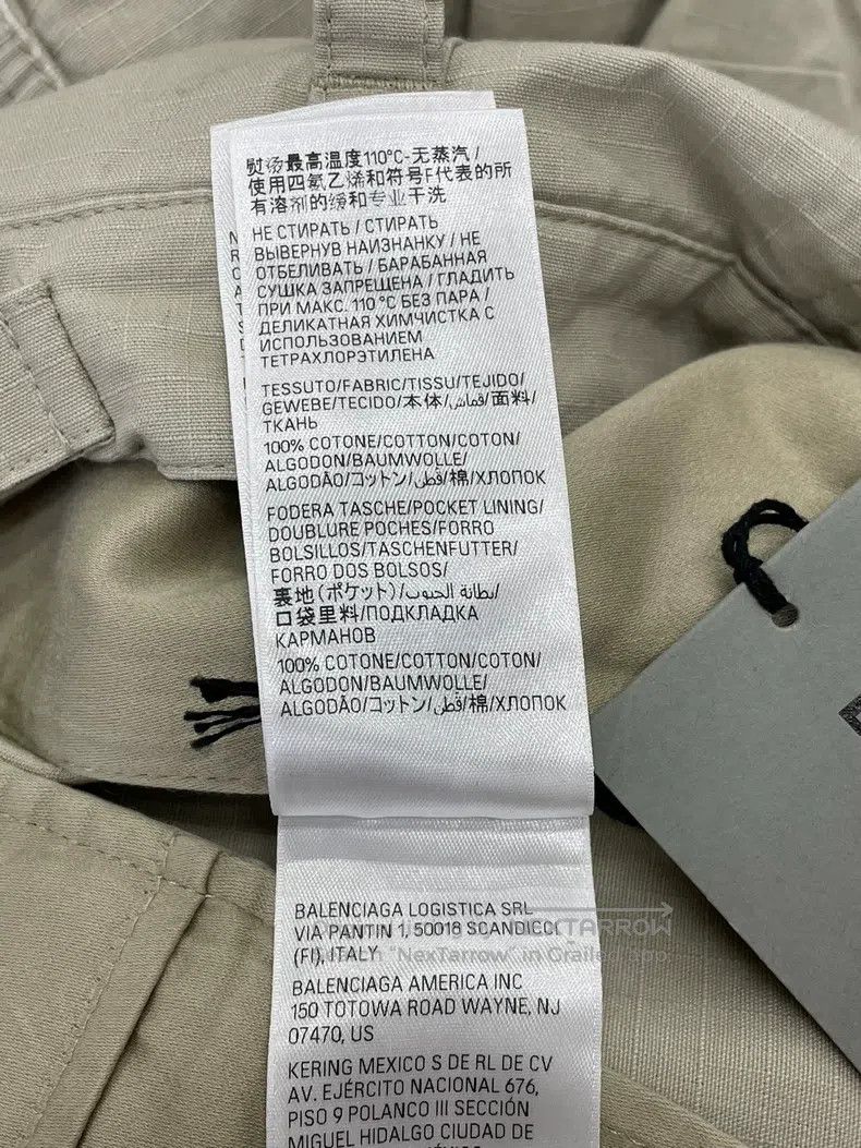Balenciaga Balenciaga size XS Light Colored Detachable Work Pants Siz Size US 27 - 8 Thumbnail