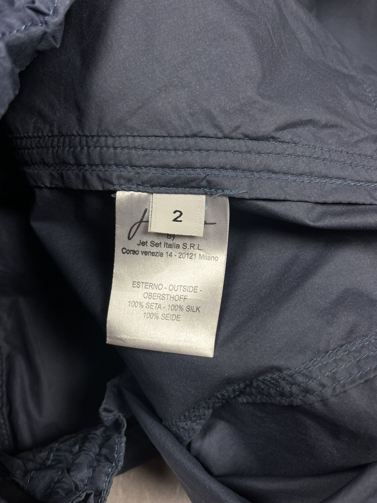 JET SET JET SET ANORAK SILK JACKET BLUE SIZE 2 Size S / US 4 / IT 40 - 9 Thumbnail