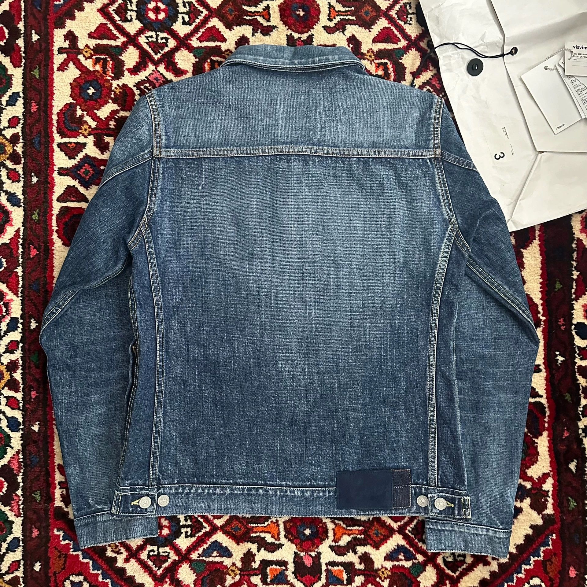 Visvim visvim 21ss 101 DMGD-1001 denim jacket 3 near new Size US L / EU 52-54 / 3 - 2 Thumbnail