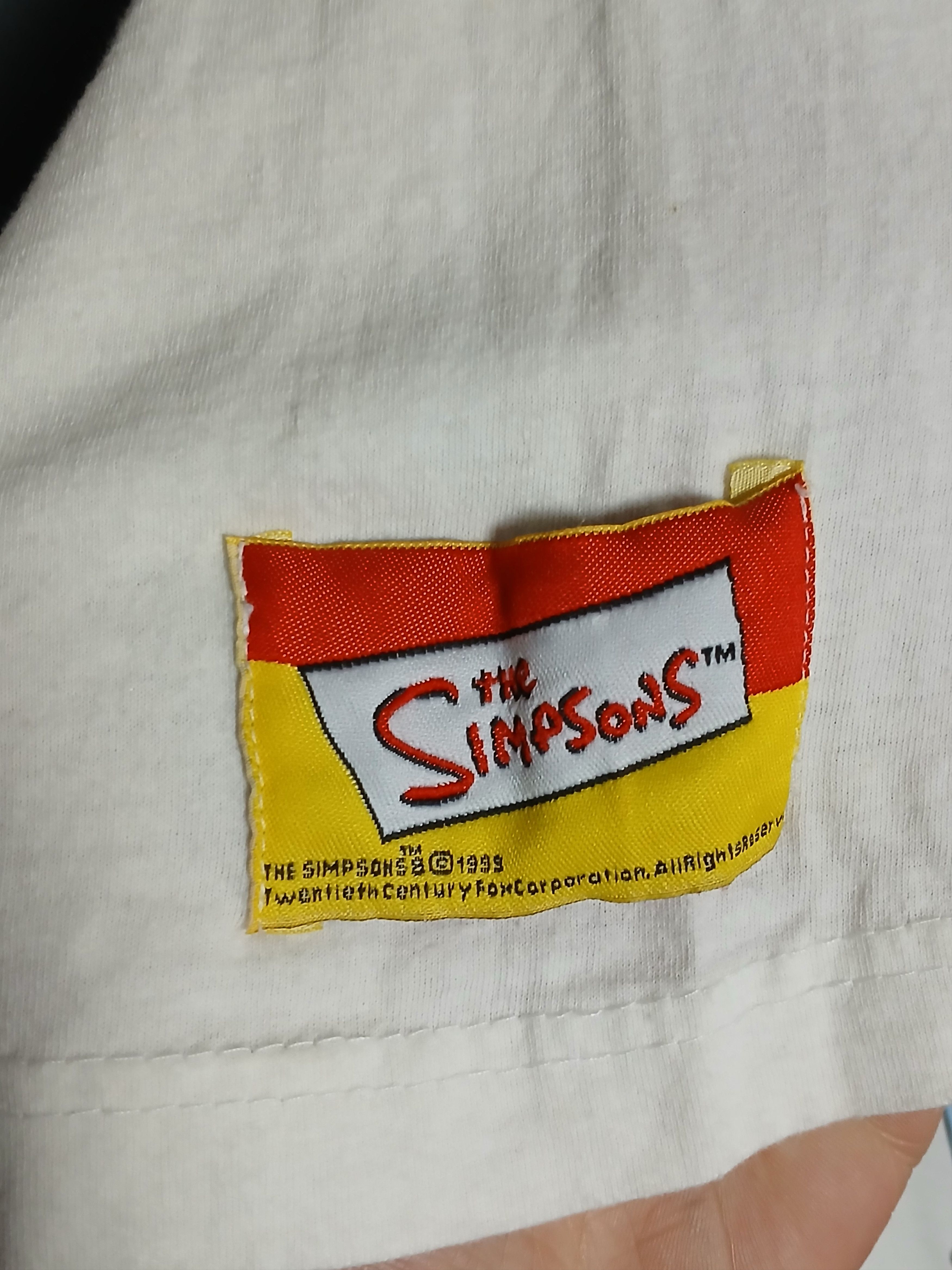 Cartoon Network × The Simpsons × Vintage Vintage 1999 The Simpsons Homer Simpson T-Shirt Size US L / EU 52-54 / 3 - 4 Thumbnail