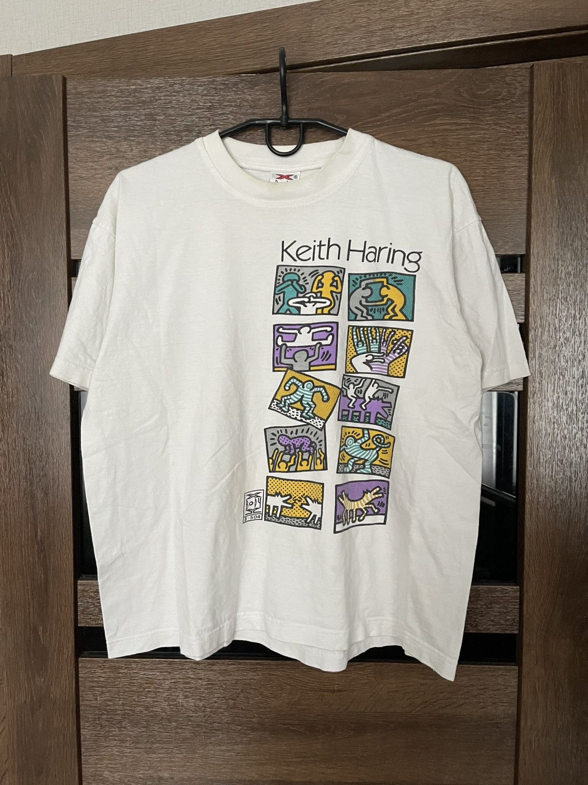 Keith Haring Keith Haring Art Vintage T-Shirt Tee 90s Size US M / EU 48-50 / 2 - 3 Thumbnail