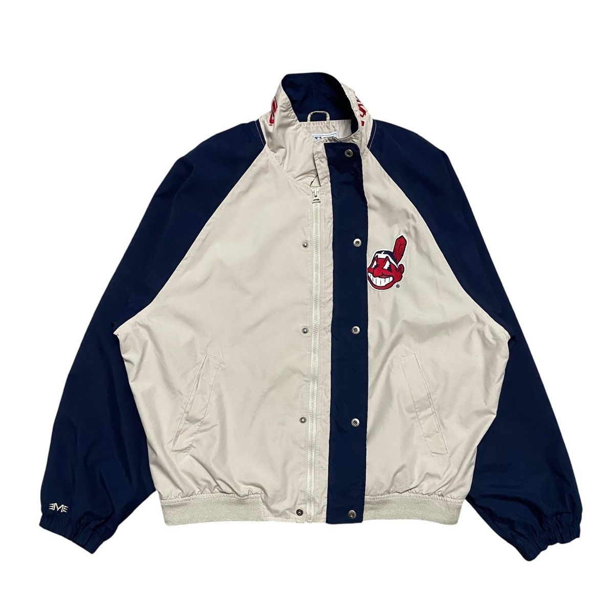 MLB × Mirage × Vintage Vintage Mirage Cleveland Indians Windbreaker Jacket Size US M / EU 48-50 / 2 - 2 Thumbnail