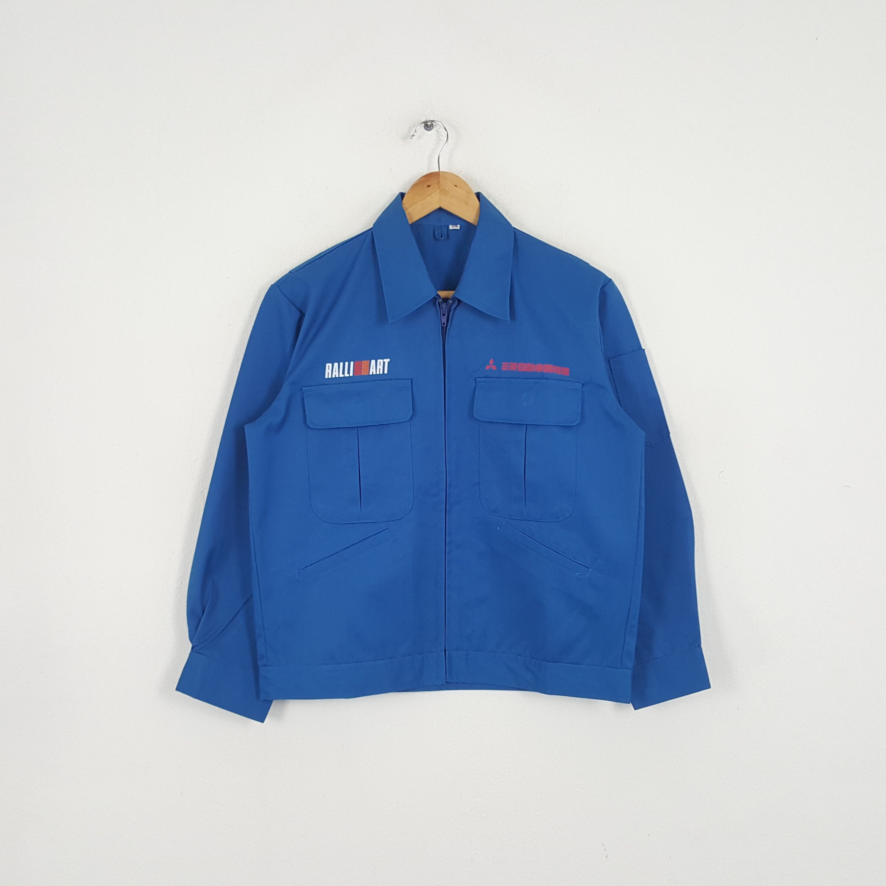 Japanese Brand × Vintage Vintage Mitsubishi Ralli Art Japanese Racing Jacket Size US S / EU 44-46 / 1 - 3 Thumbnail