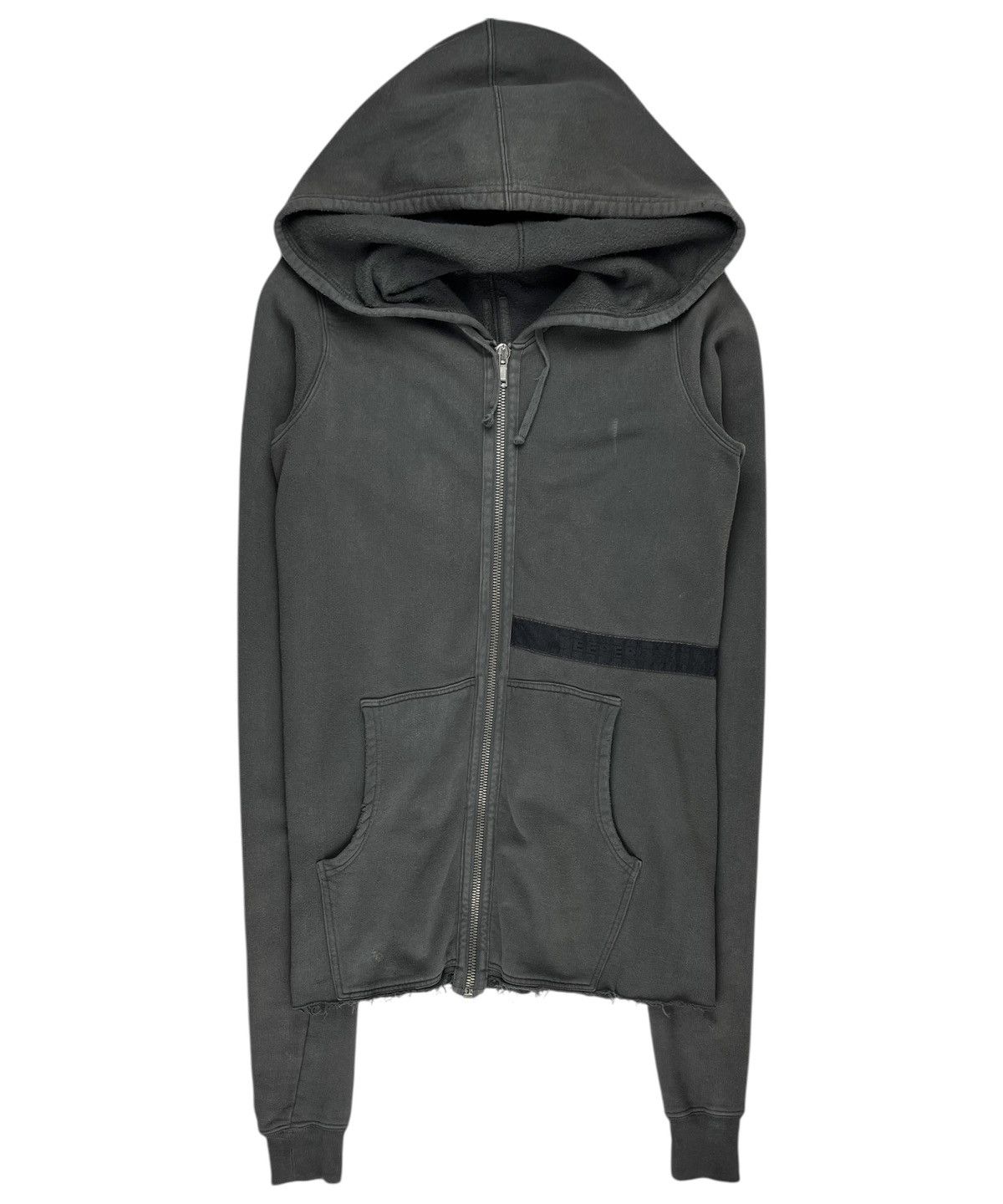 Rick Owens Drkshdw ''Mountain'' asymmetric hoodie | Grailed