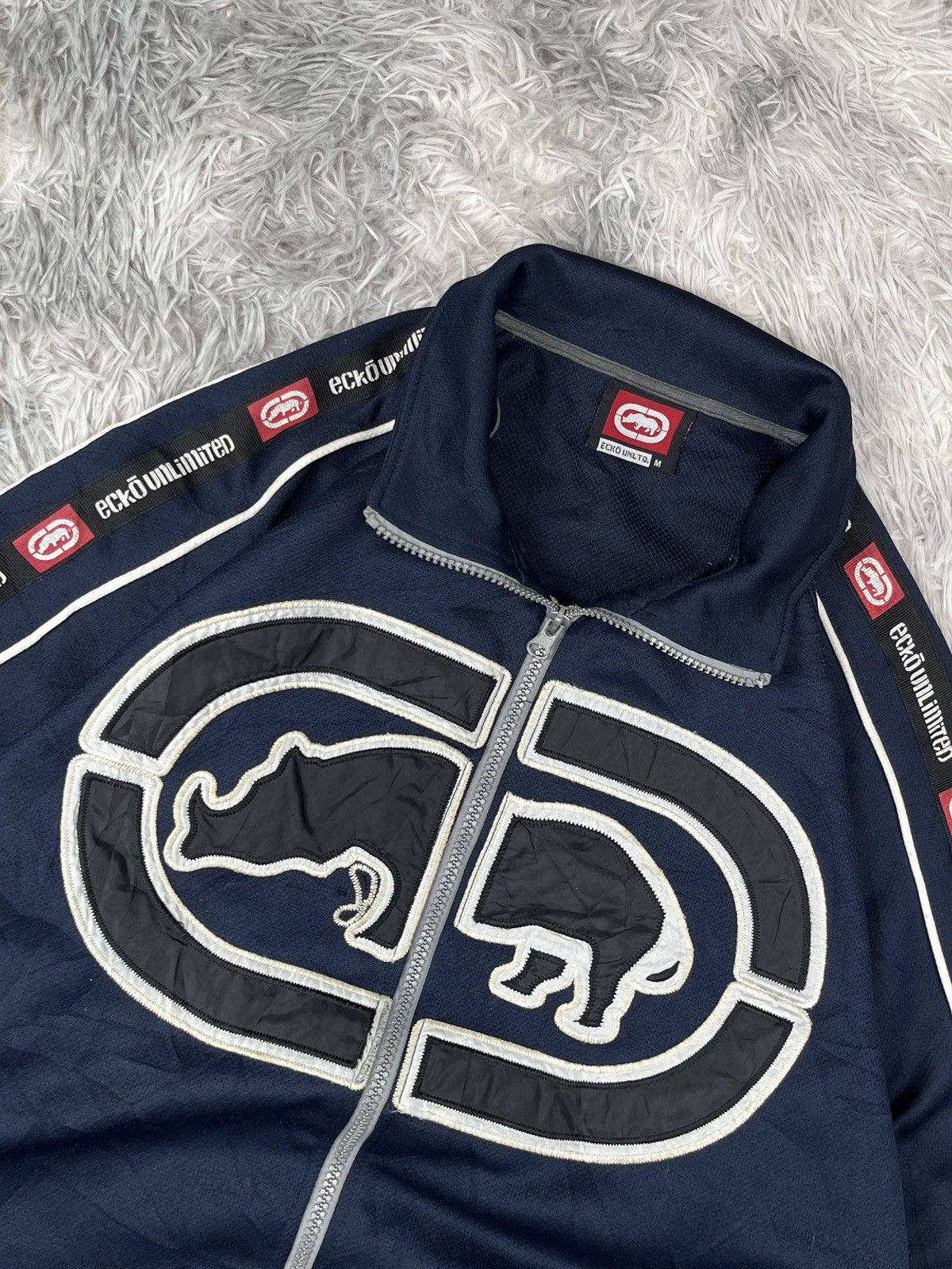 Ecko Unltd. Vintage Ecko unltd jacket big logo trak Full zip Size US M / EU 48-50 / 2 - 6 Thumbnail