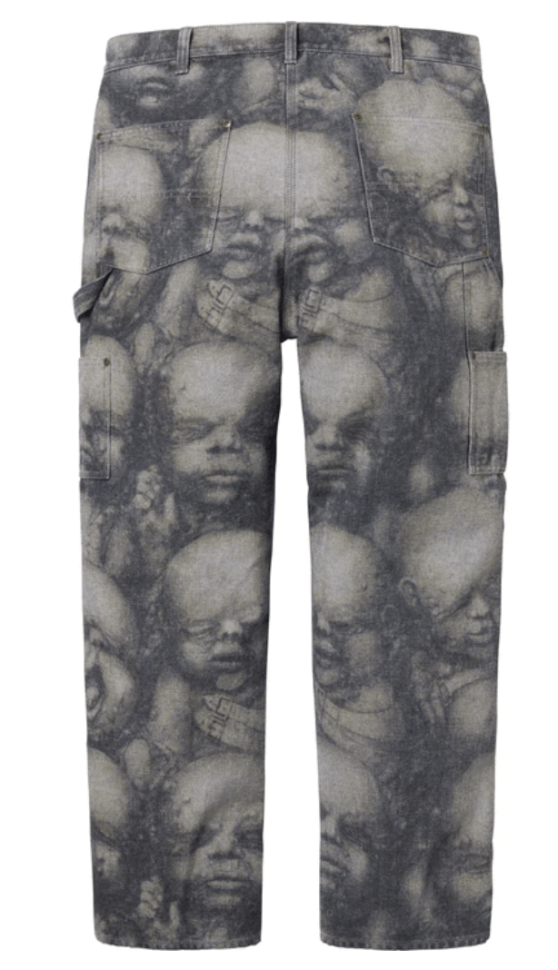 Supreme supreme H.R. Giger double knee jeans Size US 32 / EU 48 - 2 Thumbnail