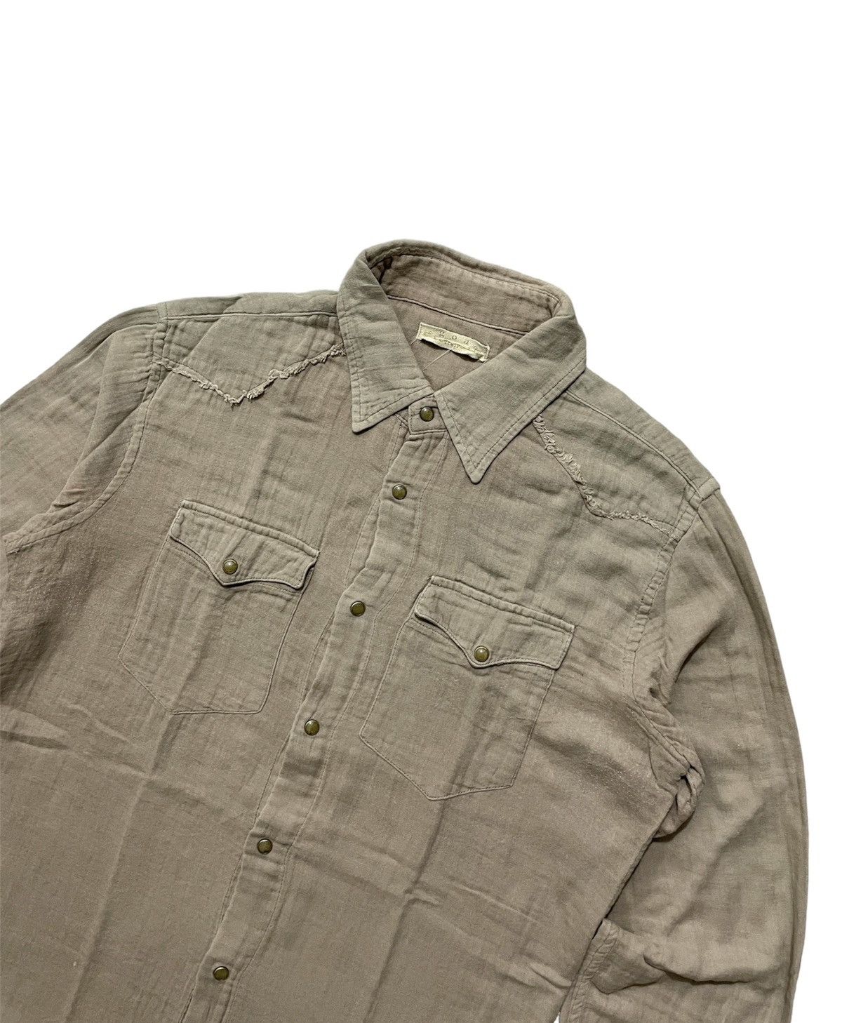If Six Was Nine Vintage GOA western distressed Button Up Shirts Size US M / EU 48-50 / 2 - 3 Thumbnail