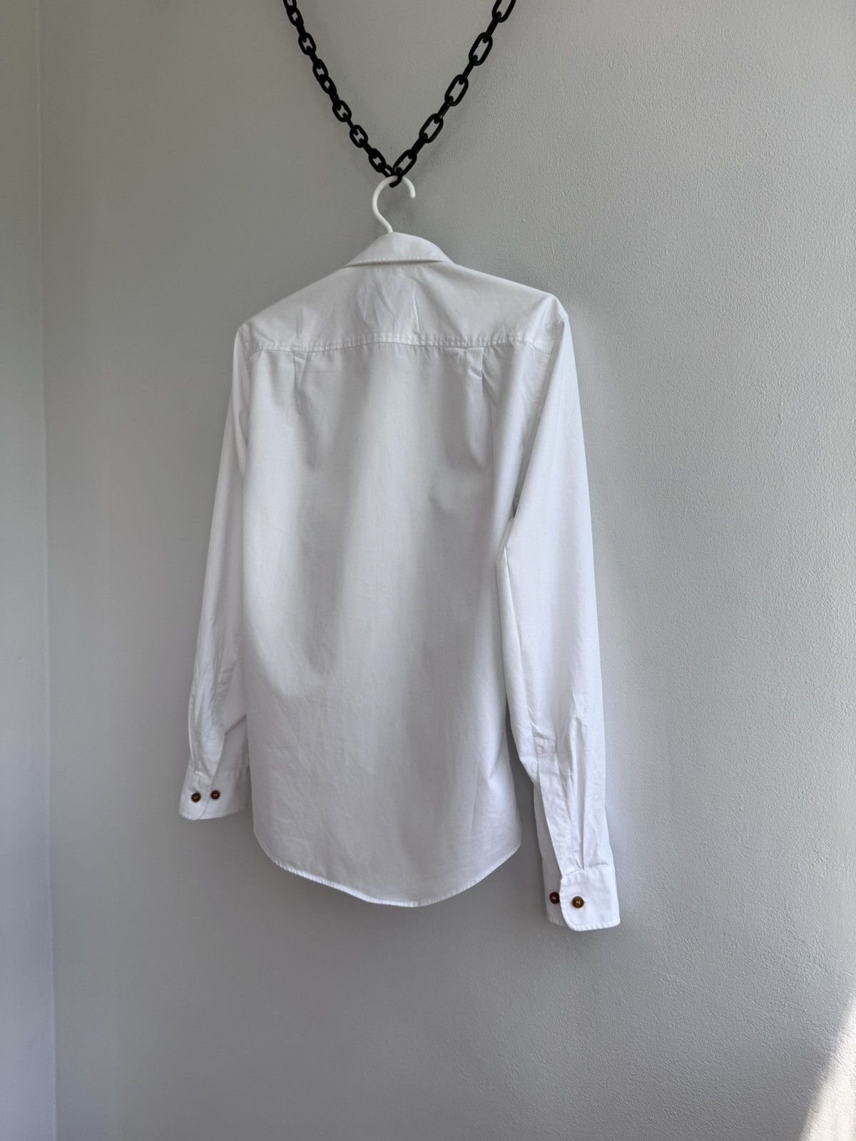 Vivienne Westwood Vivienne Westwood White Button Down Shirt Long Sleeve Size US M / EU 48-50 / 2 - 11 Thumbnail