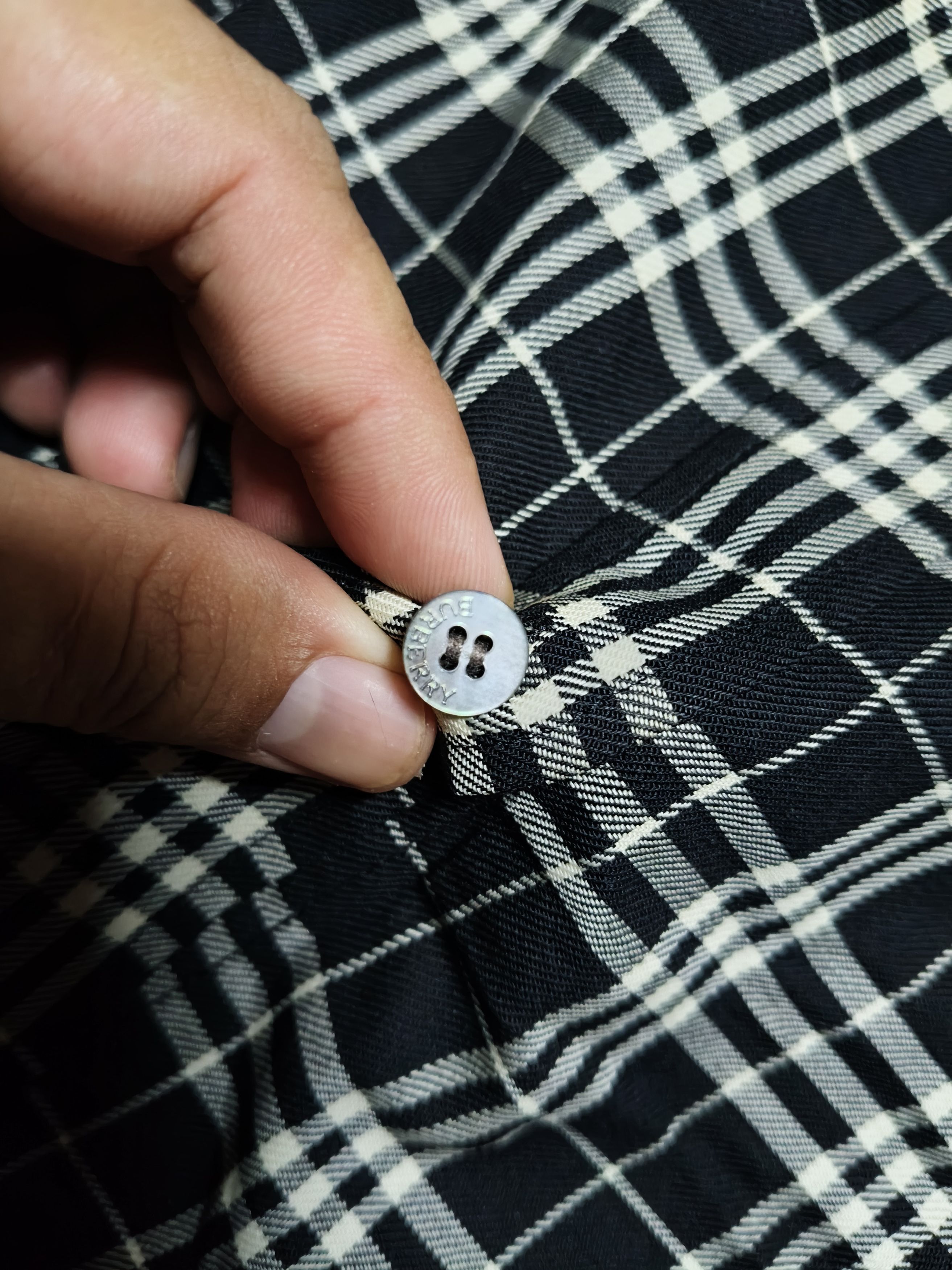 Burberry Burberry Nova Plaid Flannel Wool Size S / US 4 / IT 40 - 8 Thumbnail