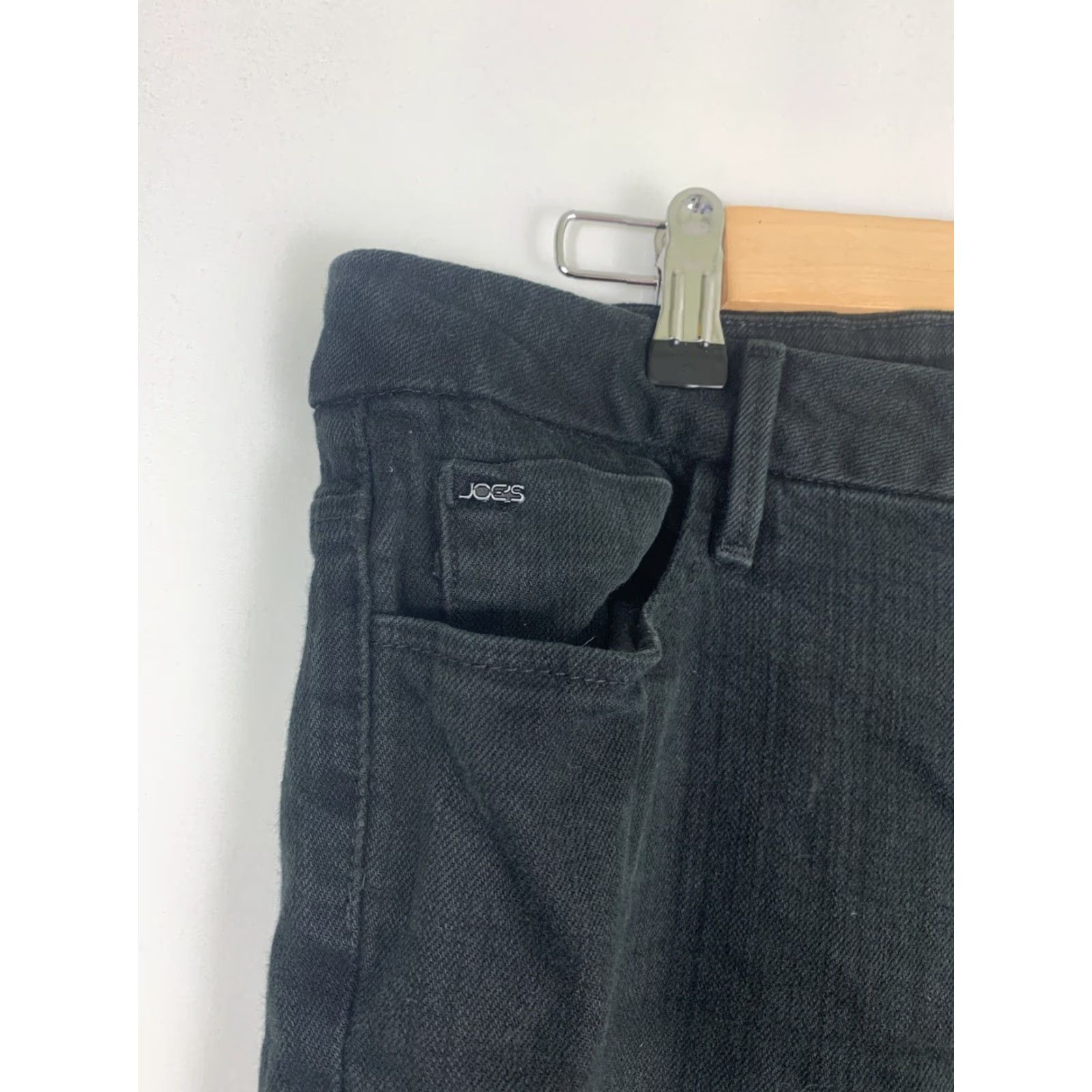 Vintage Joe's Women's Chelsea Fit Black Embroidered Straight Leg Jeans Size W31 Size 24" / US 00 / IT 34 - 5 Thumbnail