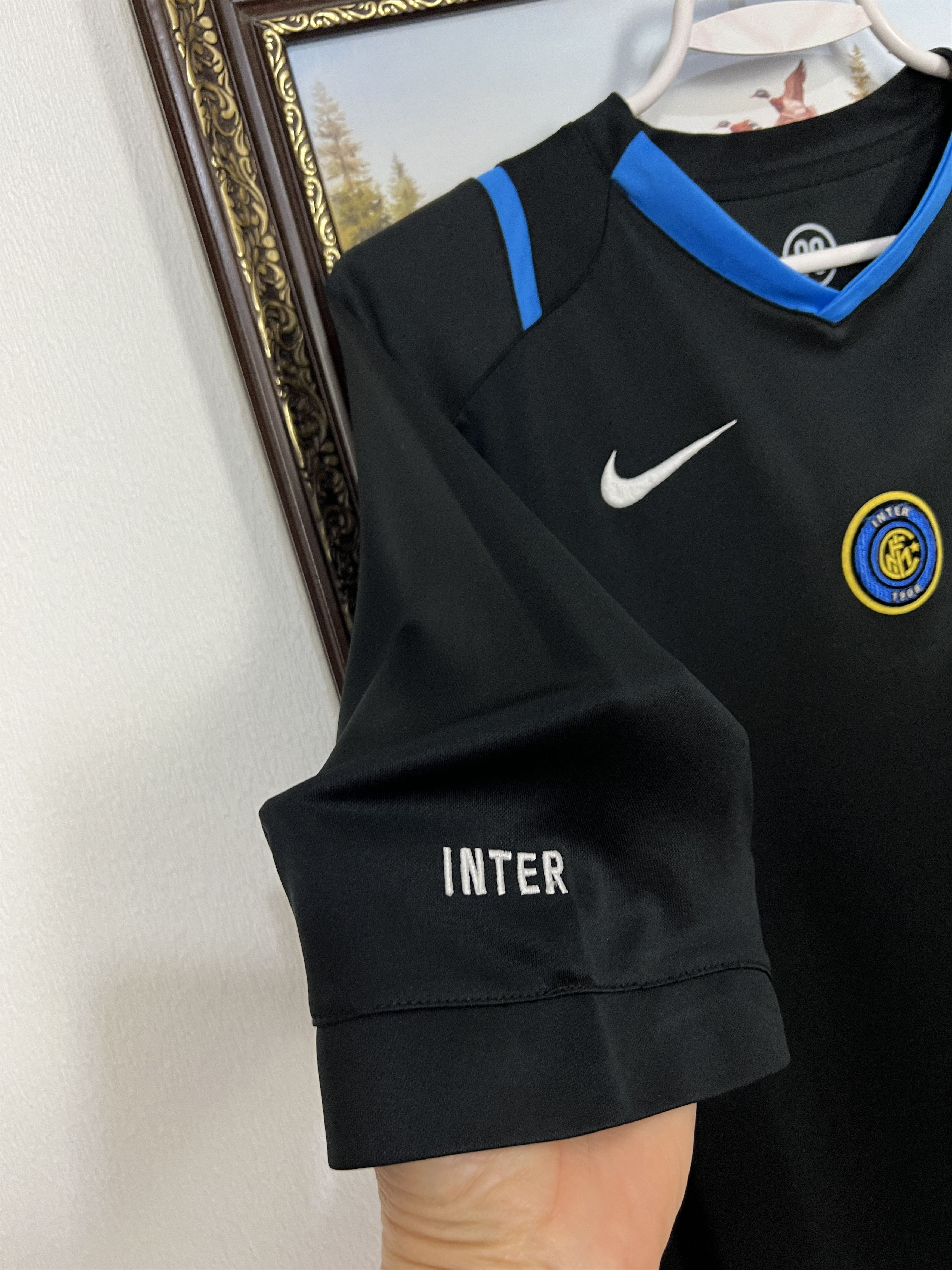 Nike Inter Milan Football Train Shirt Soccer Maglia Jersey Size US M / EU 48-50 / 2 - 4 Thumbnail