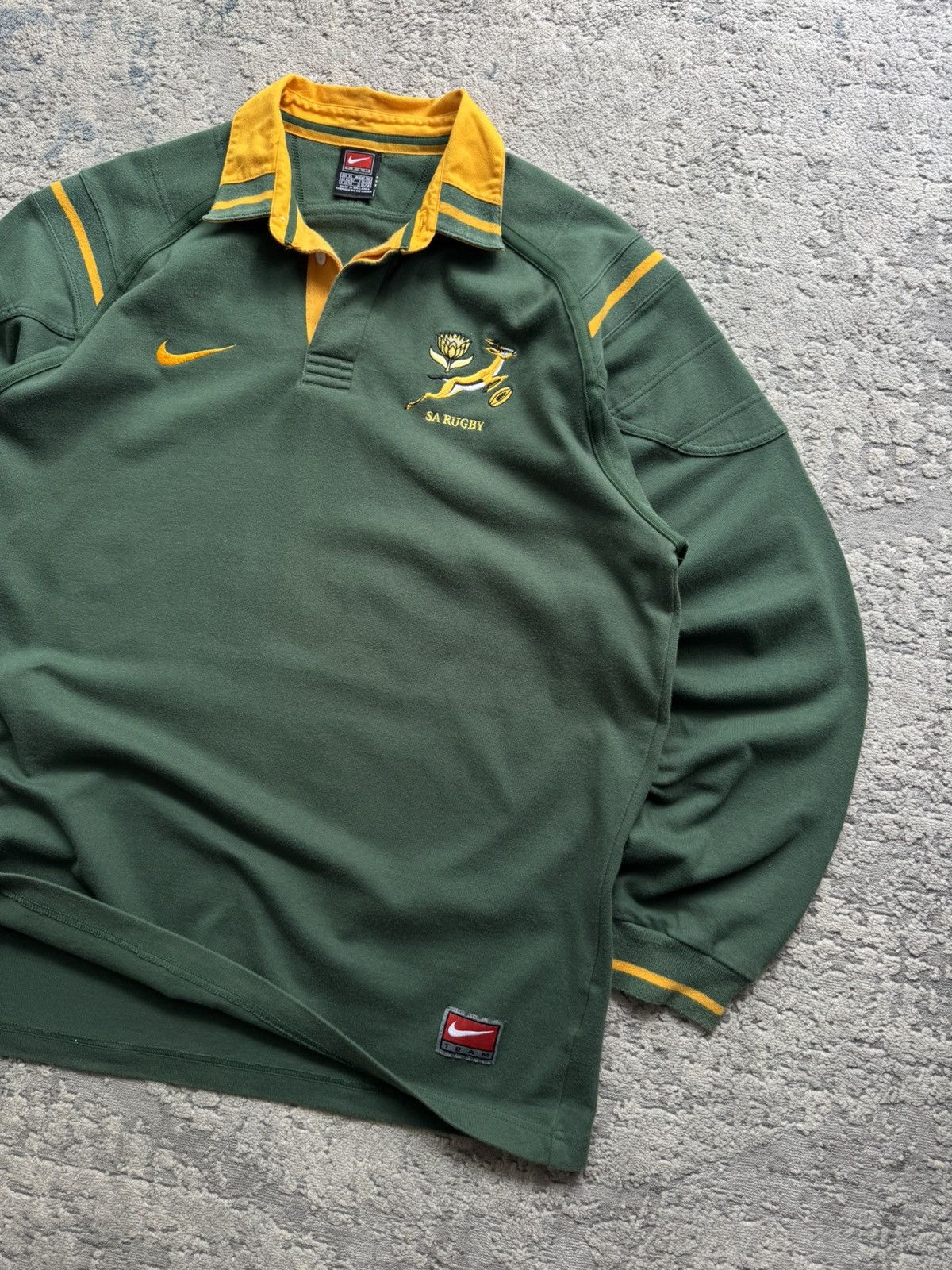 Nike Nike Vintage 90s South Africa Rugby Jersey Size XL Size US L / EU 52-54 / 3 - 3 Thumbnail