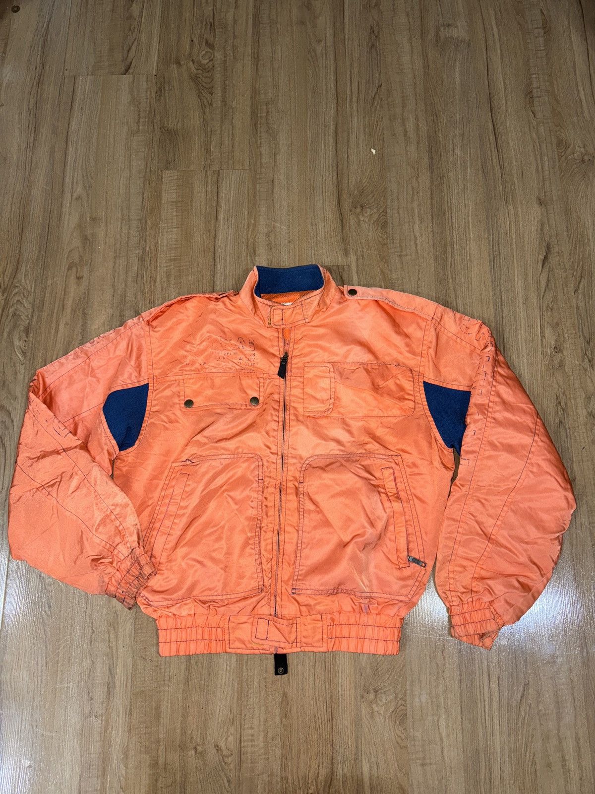 Vintage NANKAI riding bomber jacket