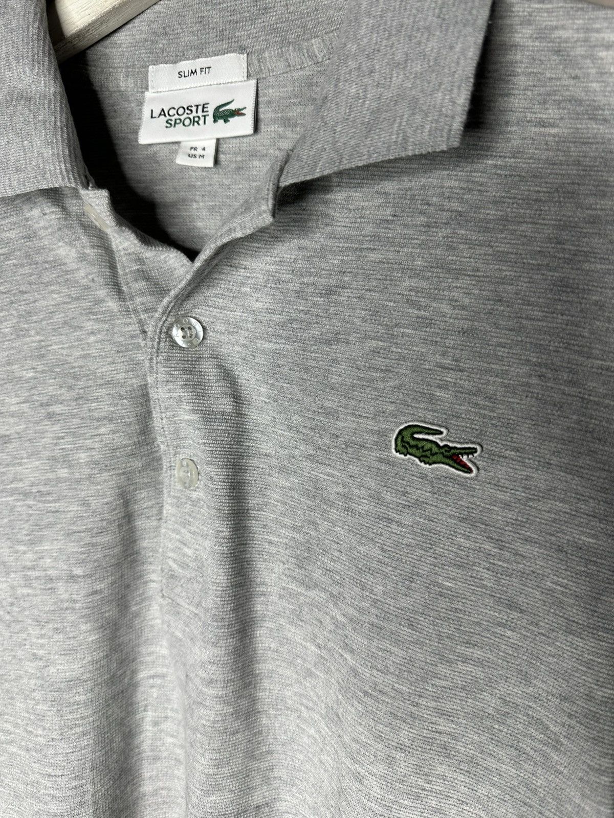 Lacoste Lacoste Sport Long Sleeve Polo Shirt Grey Cotton Men’s (4) M Size US M / EU 48-50 / 2 - 2 Thumbnail