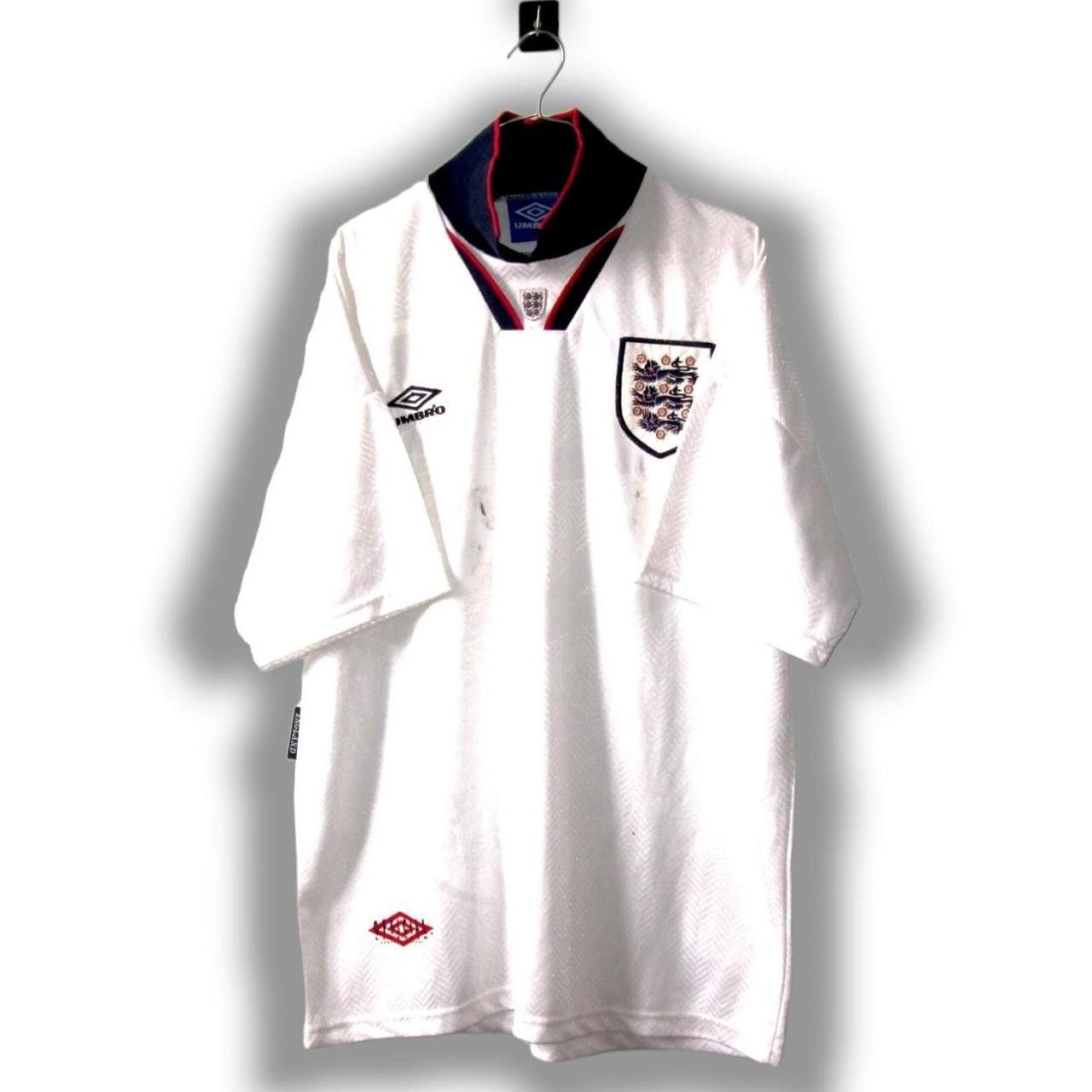 Umbro England 1994 1995 Euro Home shirt jersey Size US XL / EU 56 / 4 - 4 Thumbnail