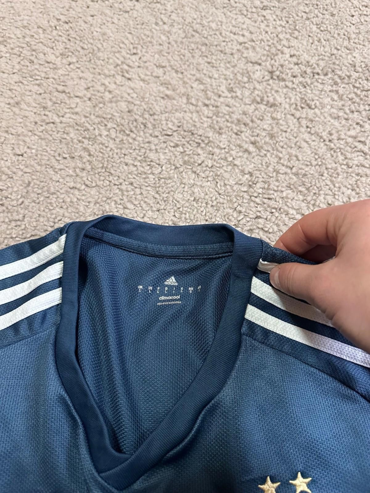 Adidas ARGENTINA ADIDAS 2015 2016 AWAY FOOTBALL SOCCER JERSEY Size US L / EU 52-54 / 3 - 4 Thumbnail