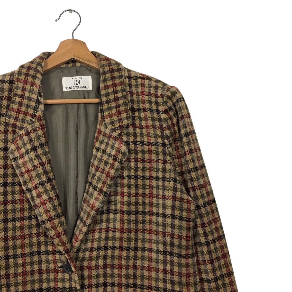 Japanese Brand 📌Vintage Chore Jacket Kenzo Watanabe Tartan Design Size US M / EU 48-50 / 2 - 7 Thumbnail