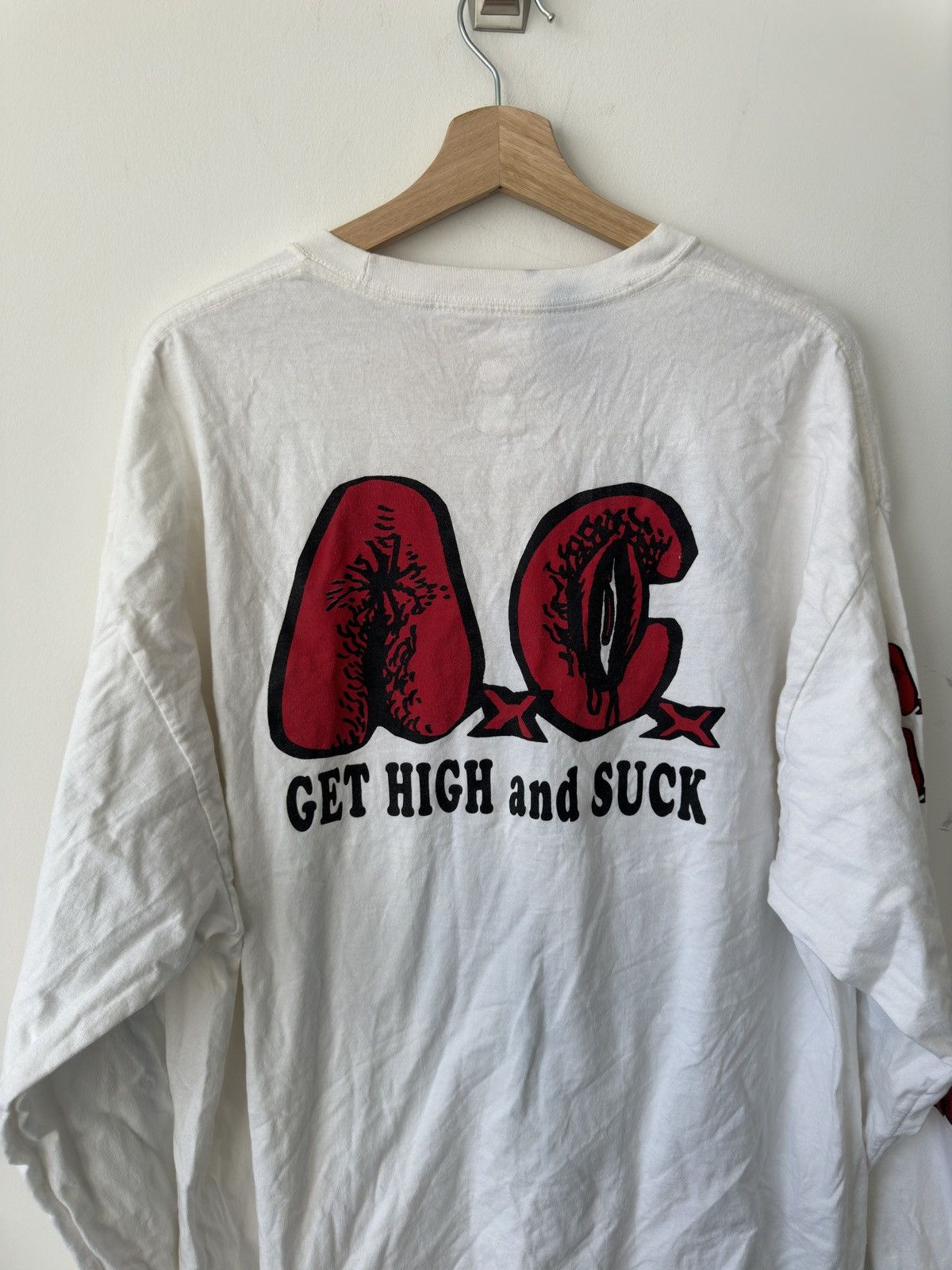 Vintage Get High and Suck vintage tee Size US XL / EU 56 / 4 - 5 Thumbnail