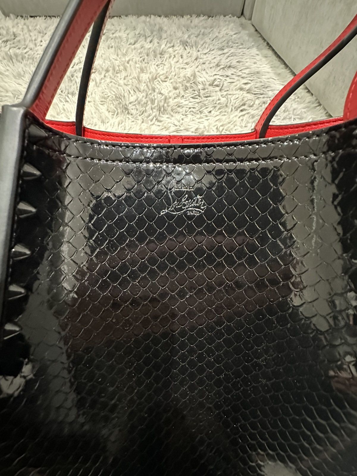 Christian Louboutin CHRISTIAN LOUBOUTIN Cabarock Leather Tote Bag Size ONE SIZE - 4 Thumbnail