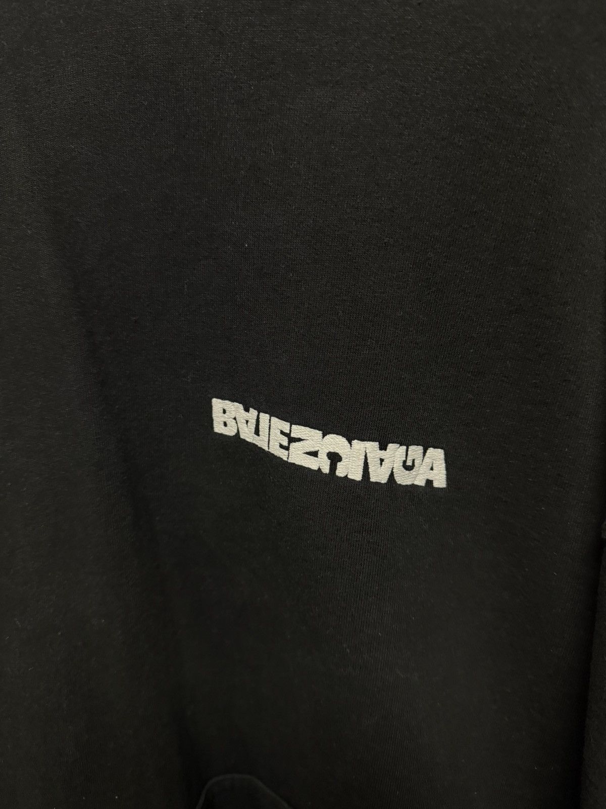 Balenciaga Balenciaga Black White Hoodie Size 2(M) Clean Size US M / EU 48-50 / 2 - 6 Thumbnail