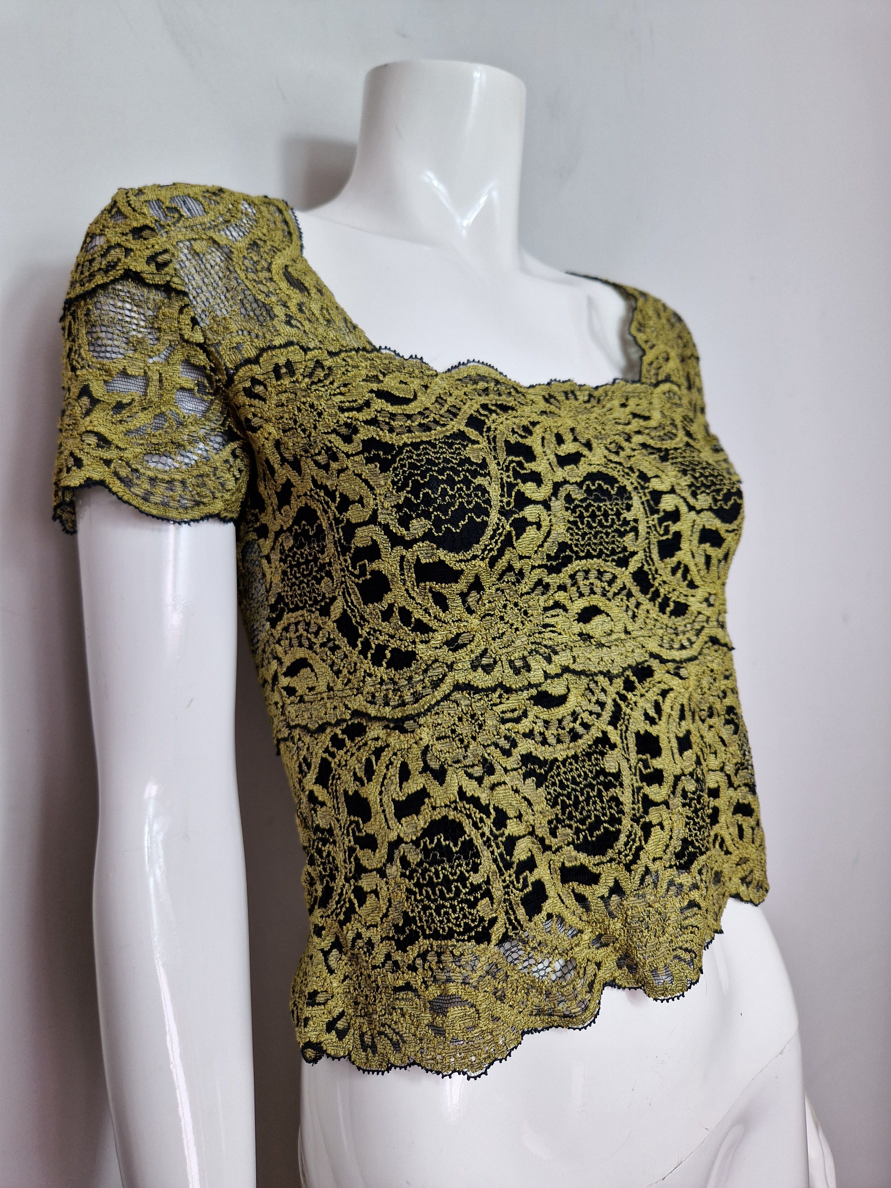 Vintage vintage mesh lace top vintage y2k affliction Size S / US 4 / IT 40 - 7 Thumbnail