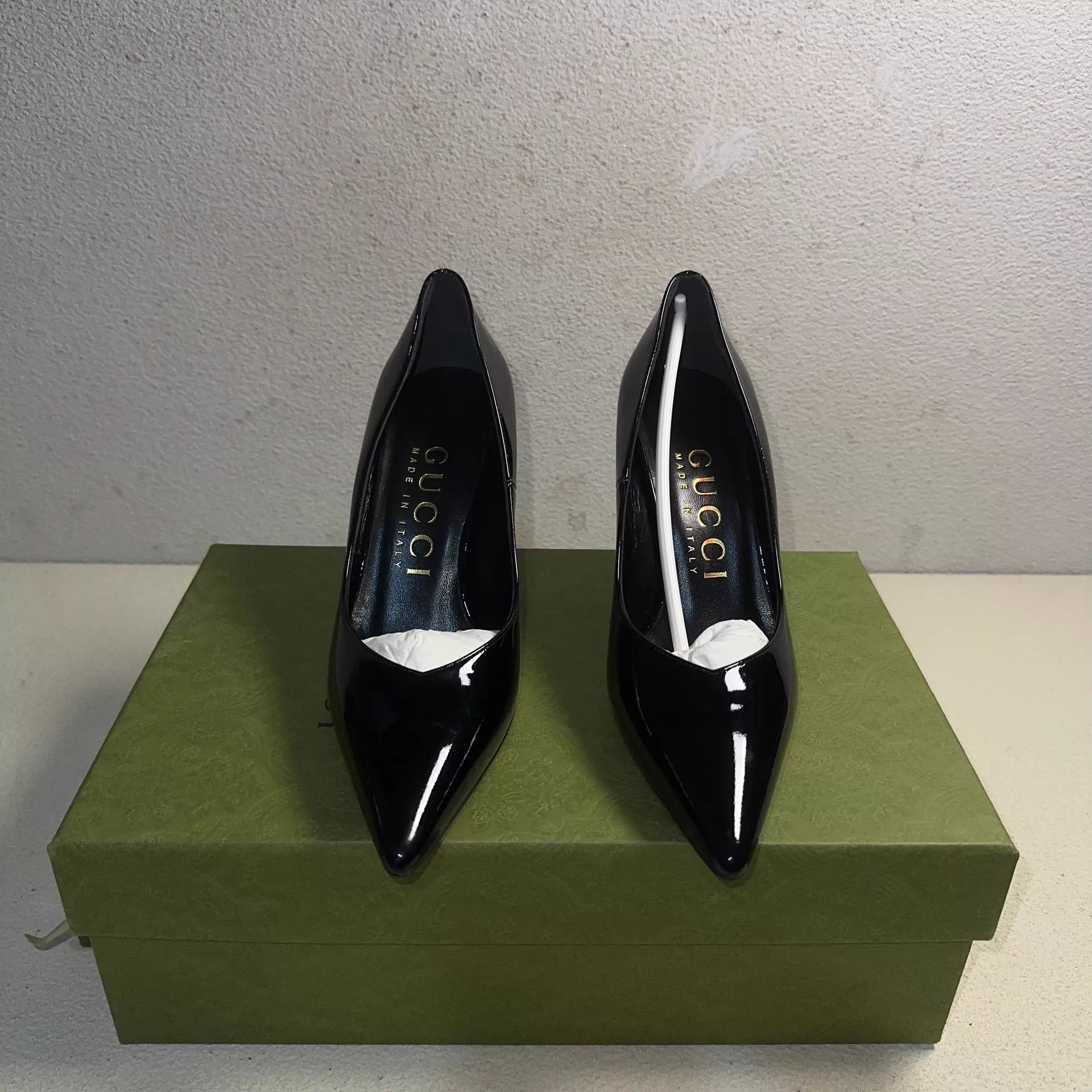 Gucci GUCCI Horsebit 120 Women's Black High Heels 35.5 Size US 5 / IT 35 - 2 Thumbnail