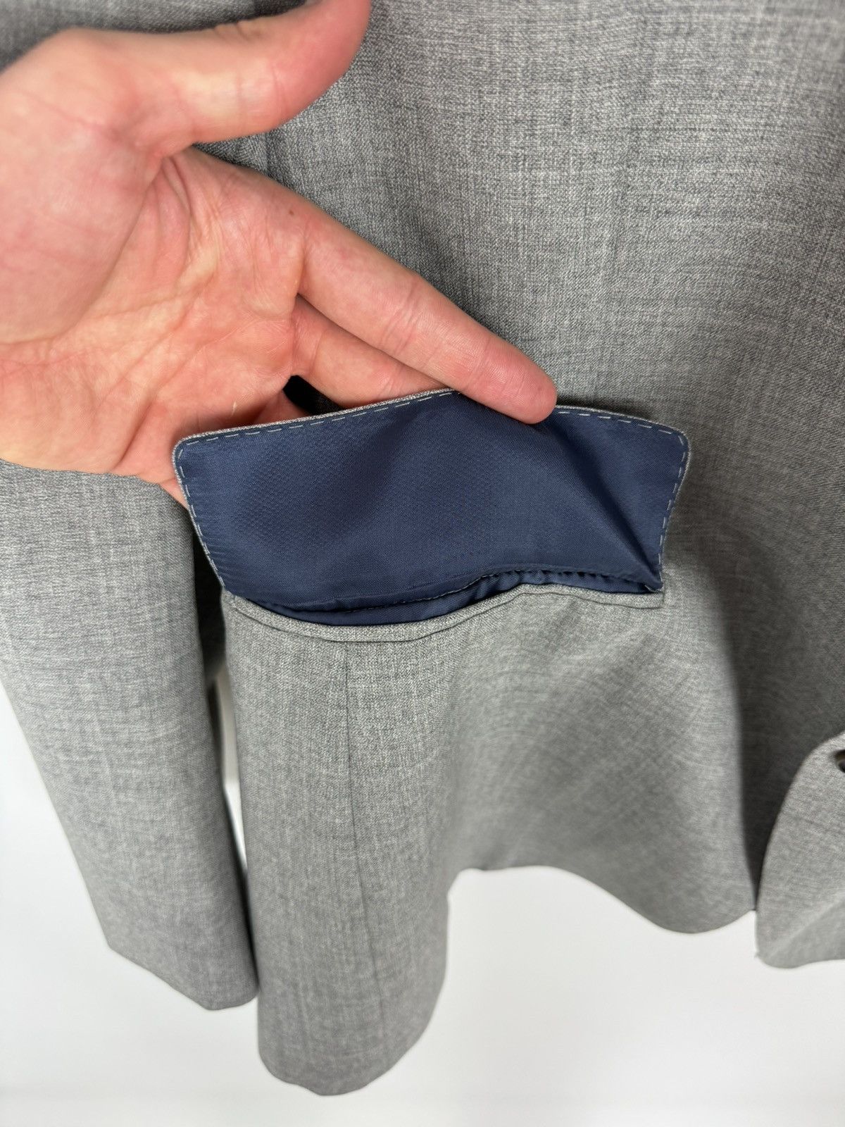 Suitsupply Suitsupply Lazio Single Breasted Wool Blazer Size 52S - 8 Thumbnail
