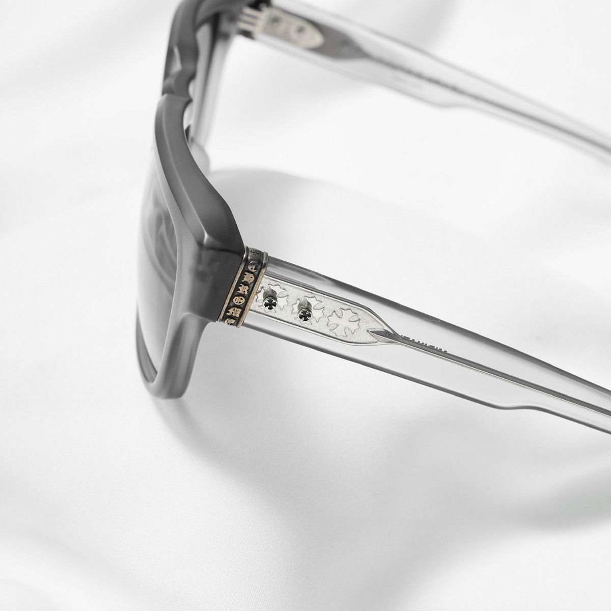 Chrome Hearts CHROME HEARTS MIDIXATHRILL I MATTE GREY SUNGLASSES Size ONE SIZE - 3 Thumbnail