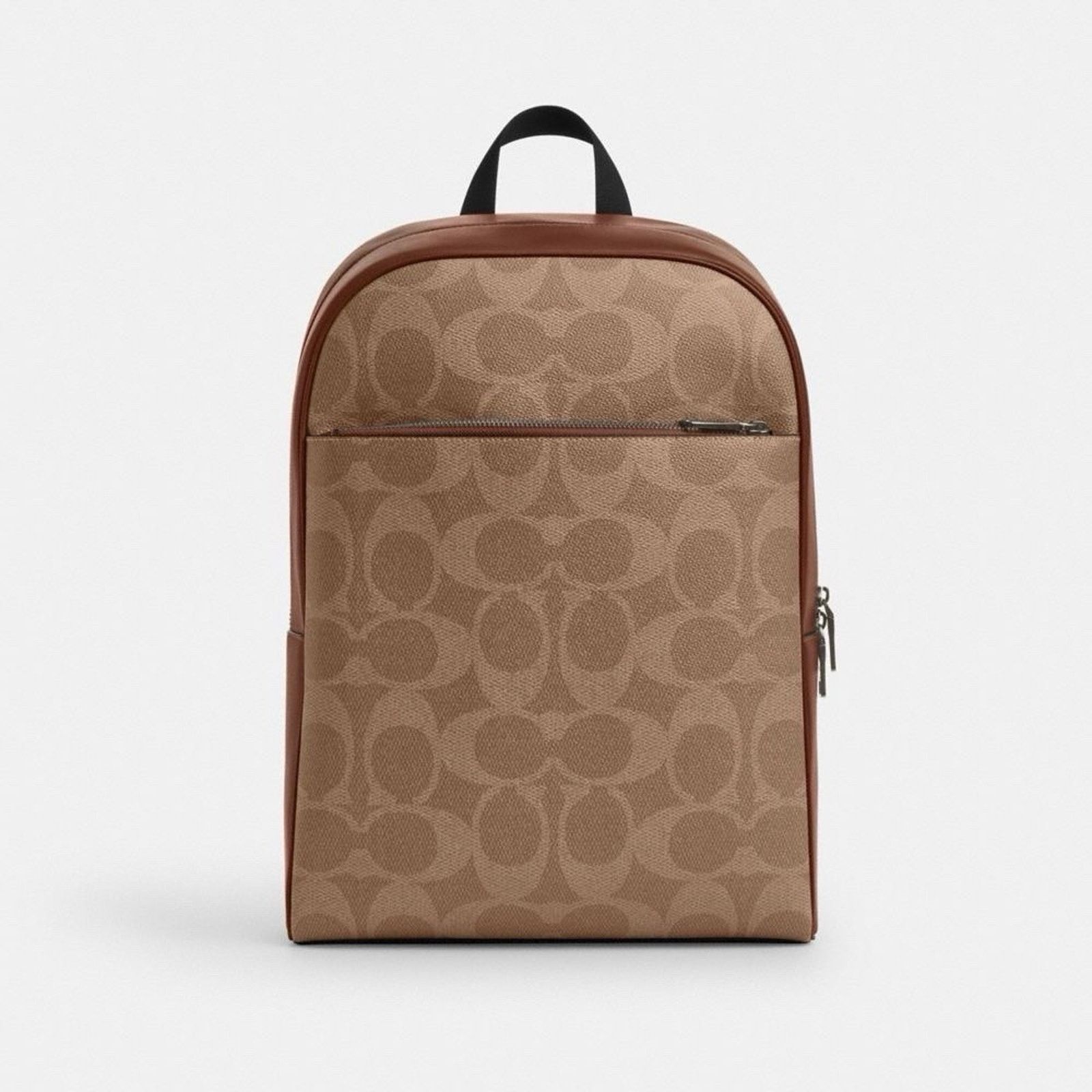 Coach NWT Coach Men's Owen Backpack Canvas Tan/Vintage Brown CBI70 Size ONE SIZE - 6 Thumbnail