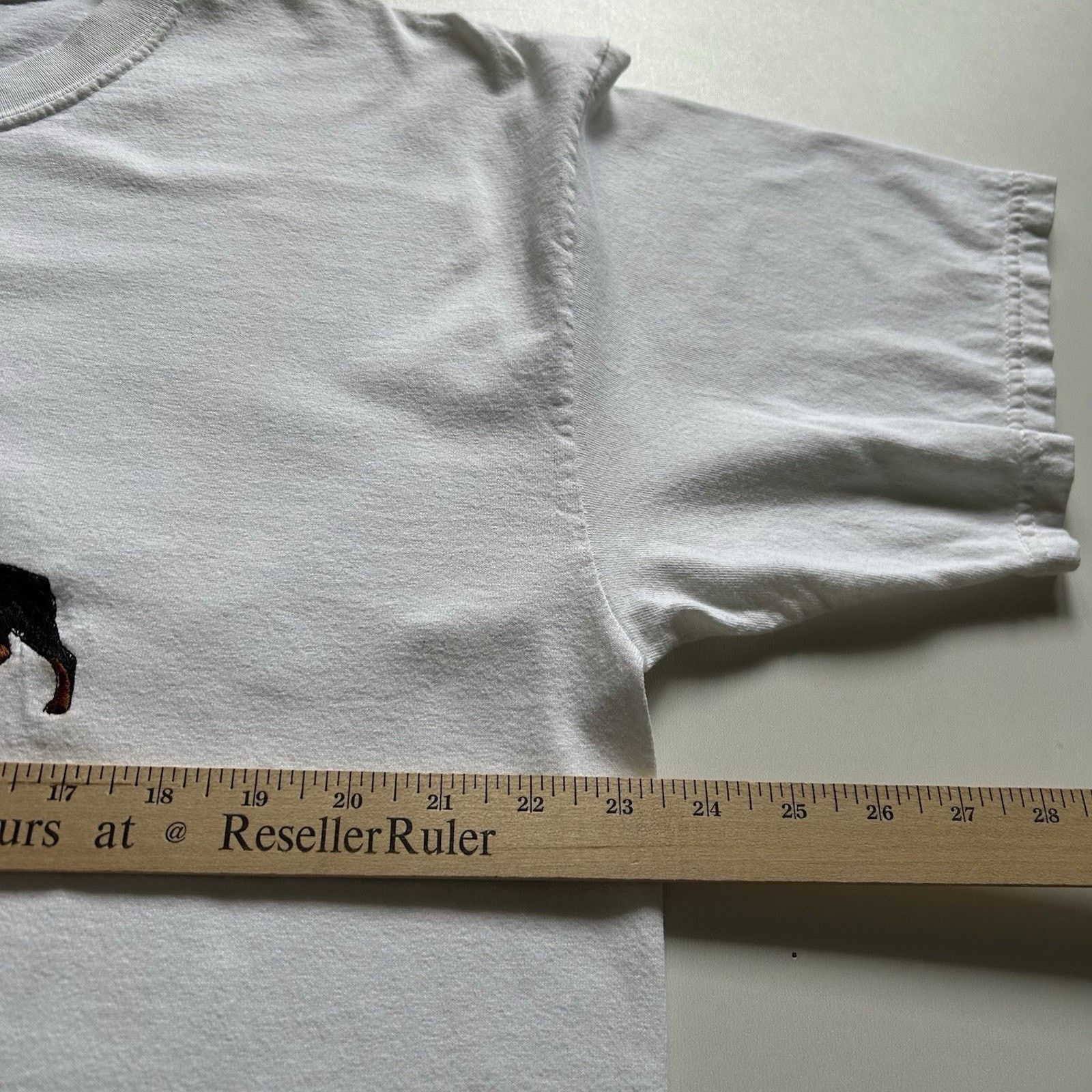 Gildan Vintage 90s Rottweiler Dog T Shirt XL Animal Art Graphic Tee Size US XL / EU 56 / 4 - 4 Thumbnail